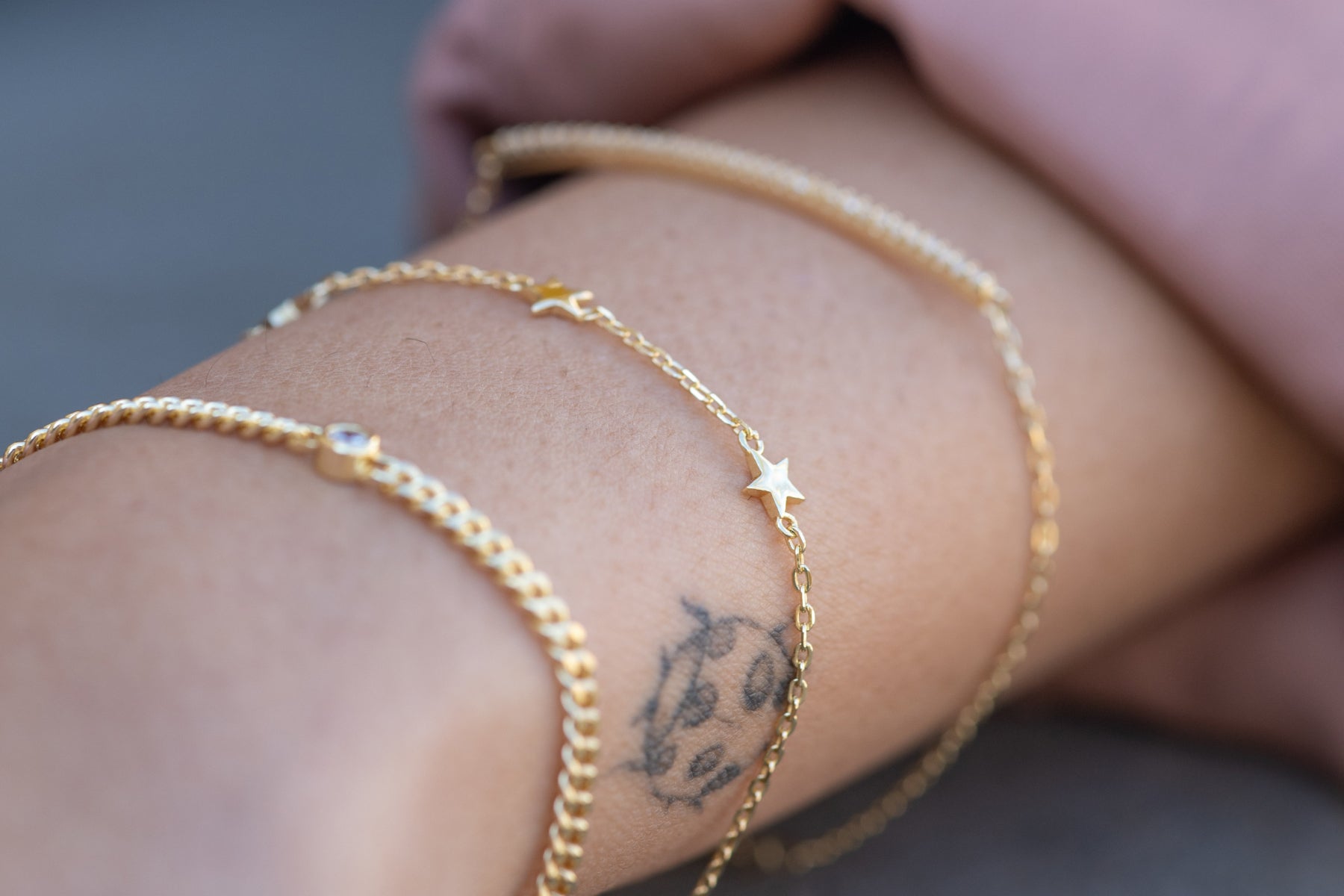 צמידים ציפוי זהב