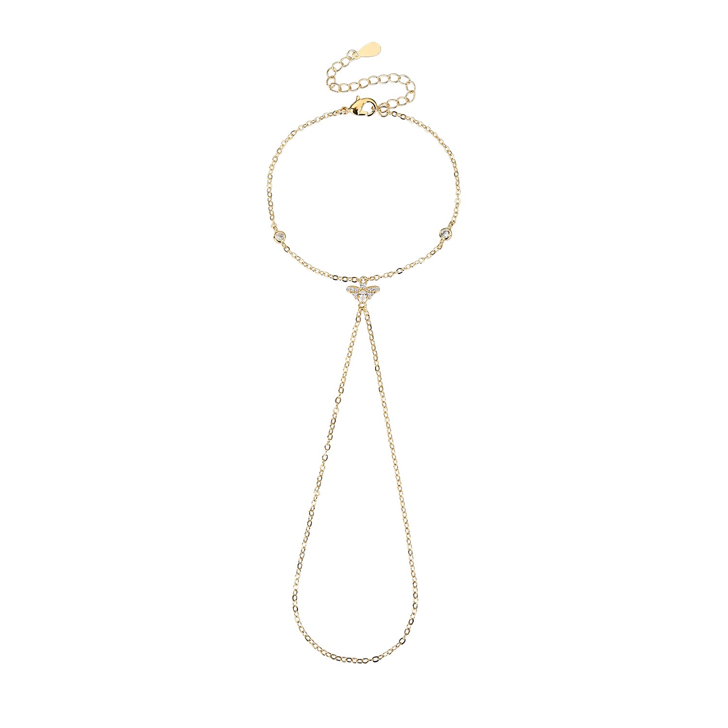 צמיד וירה ציפוי זהב