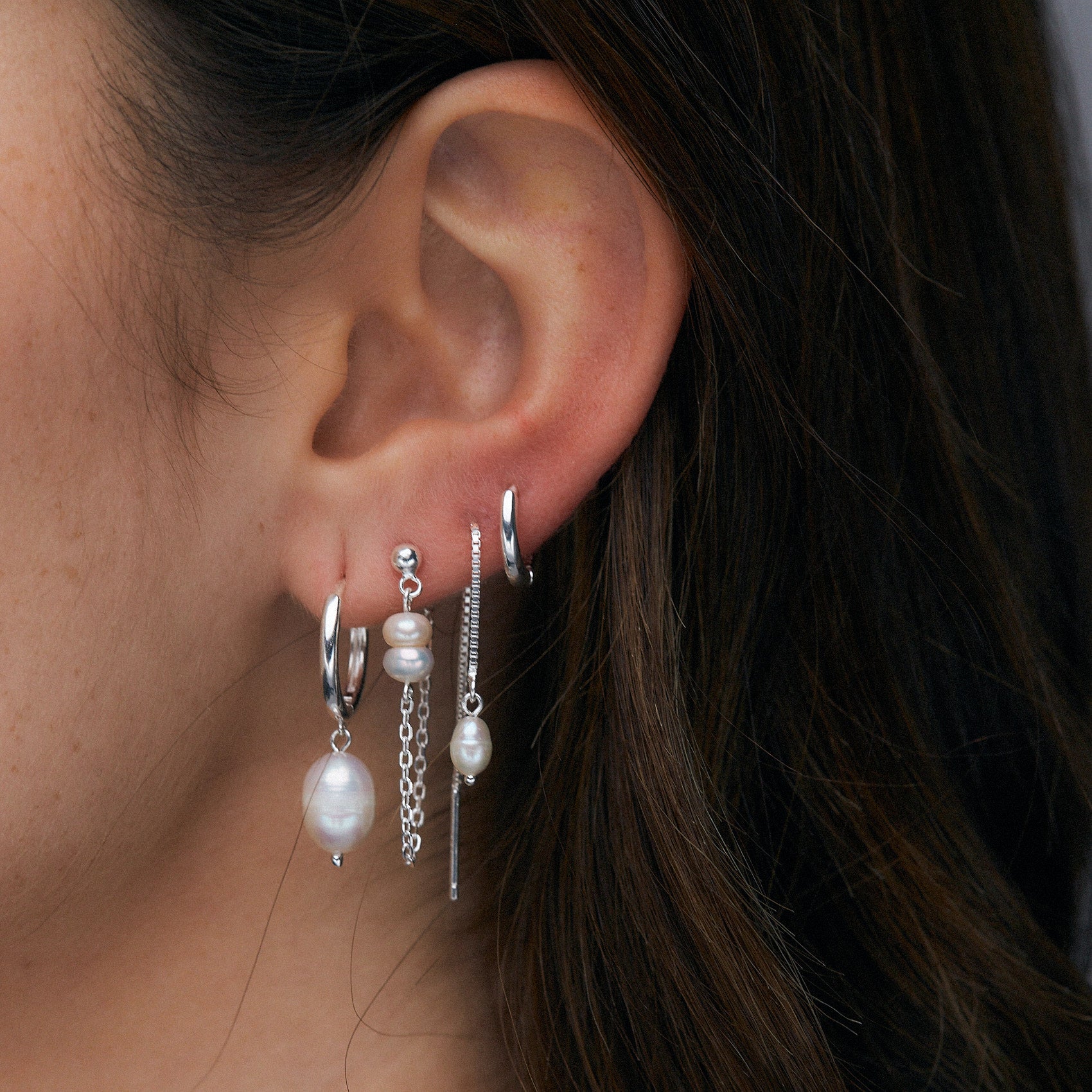 סט אליסיה כסף 925