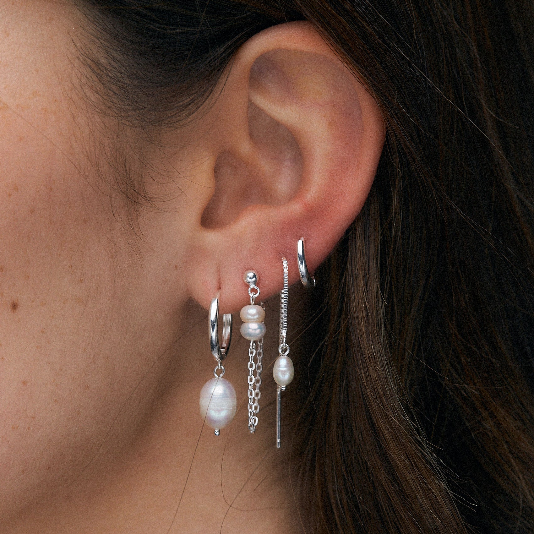 סט אליסיה כסף 925