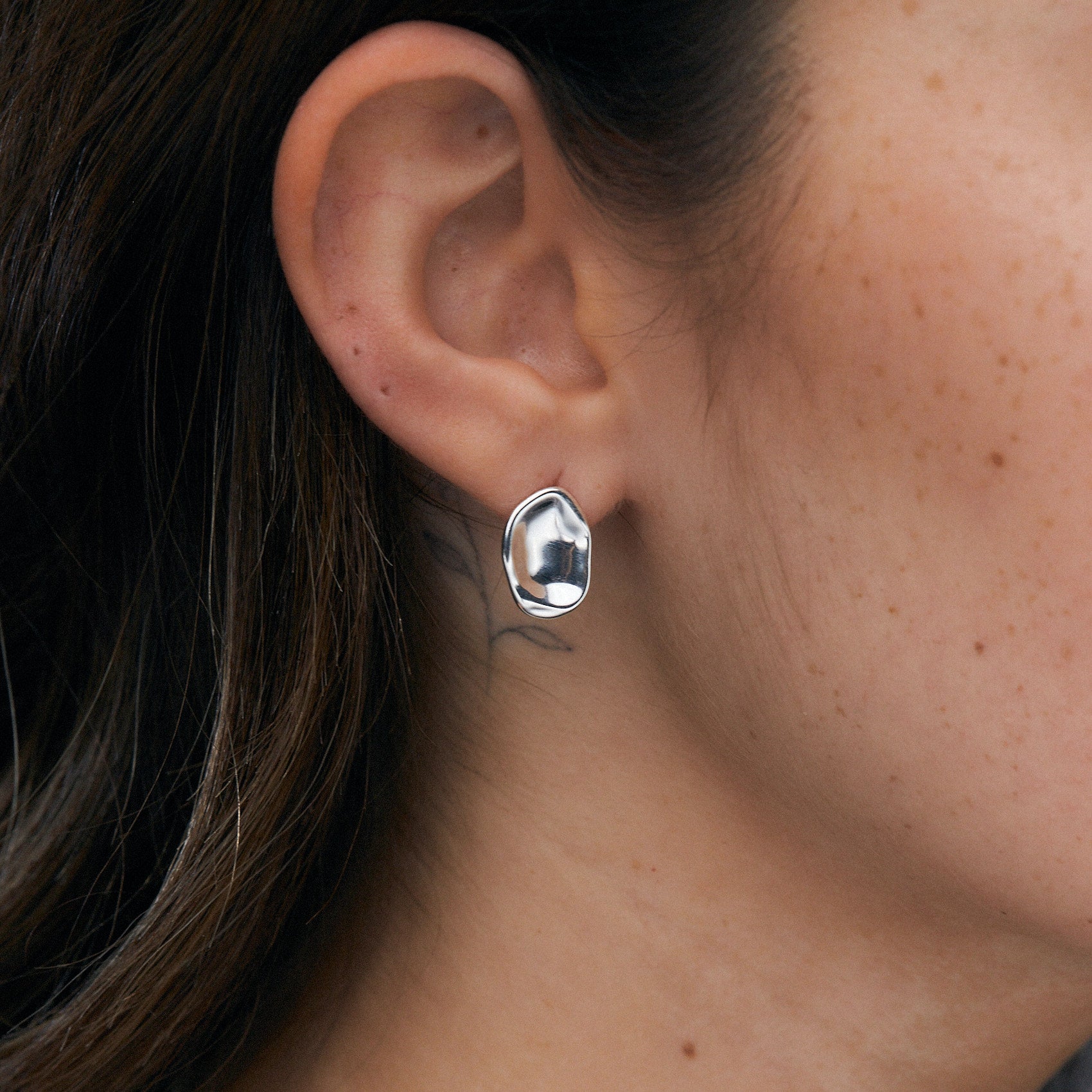 עגילי נטשה כסף 925