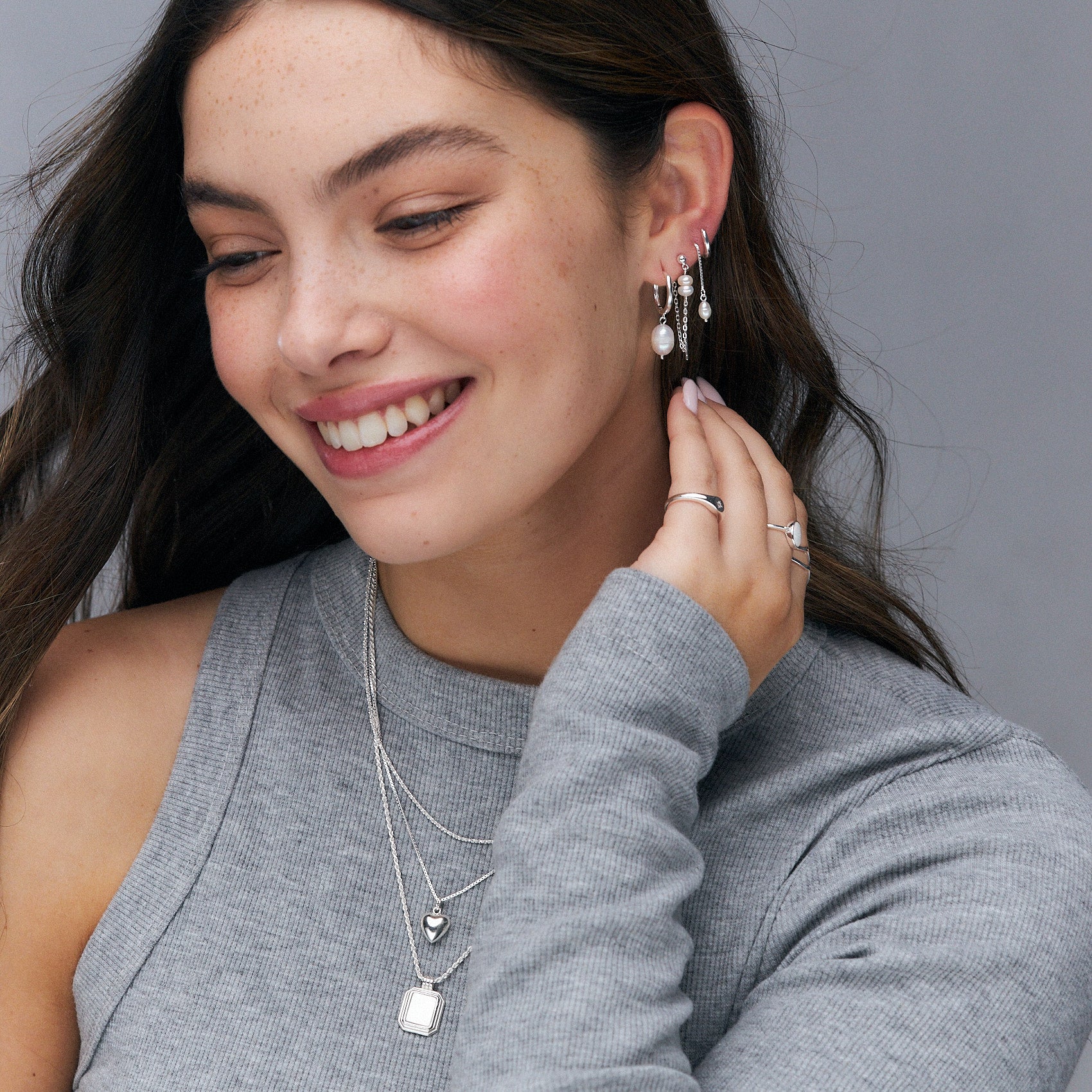 סט אליסיה כסף 925