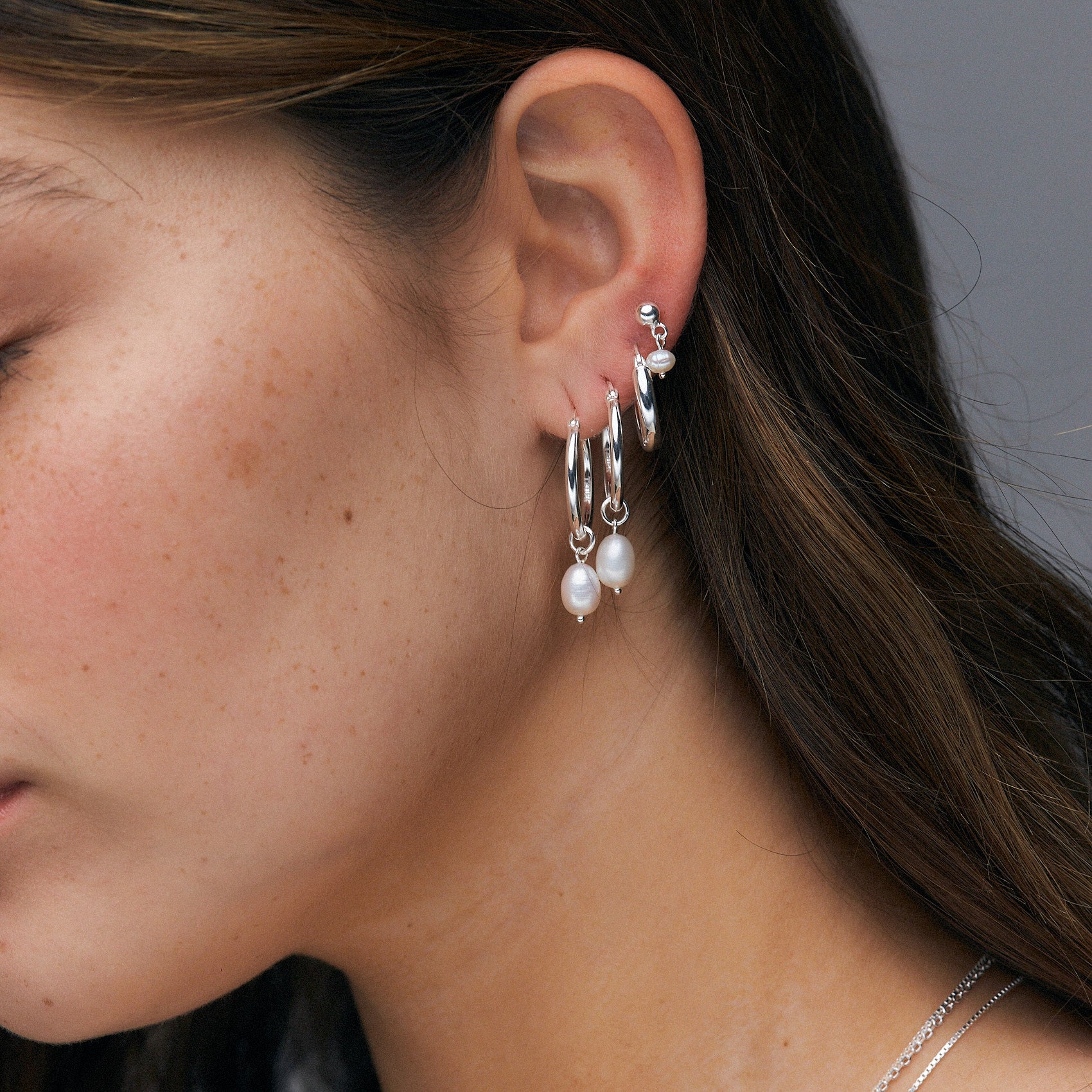 סט גרטה כסף 925