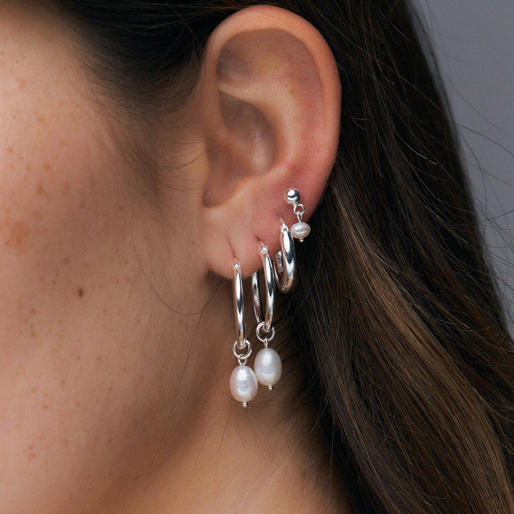 סט גרטה כסף 925