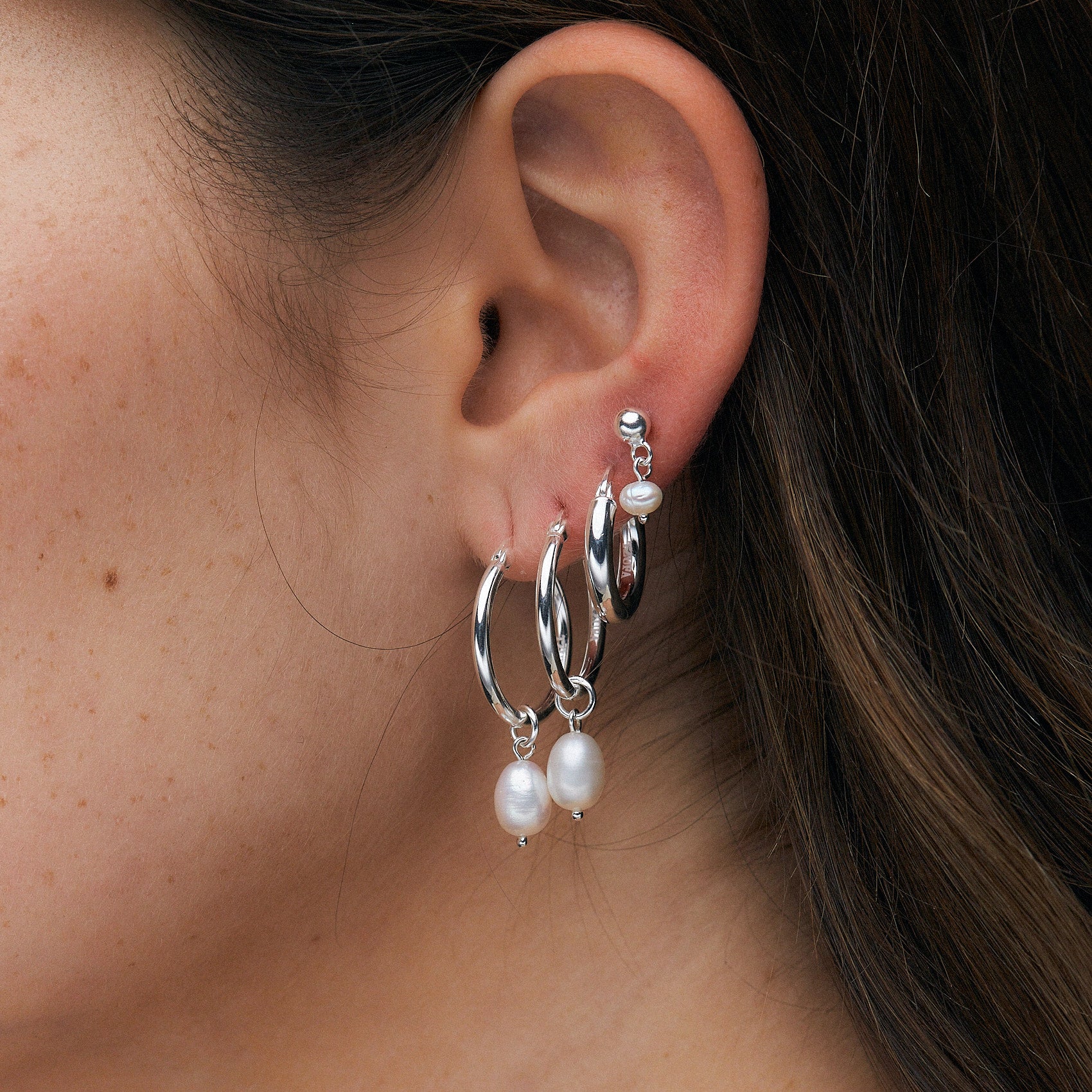 סט גרטה כסף 925