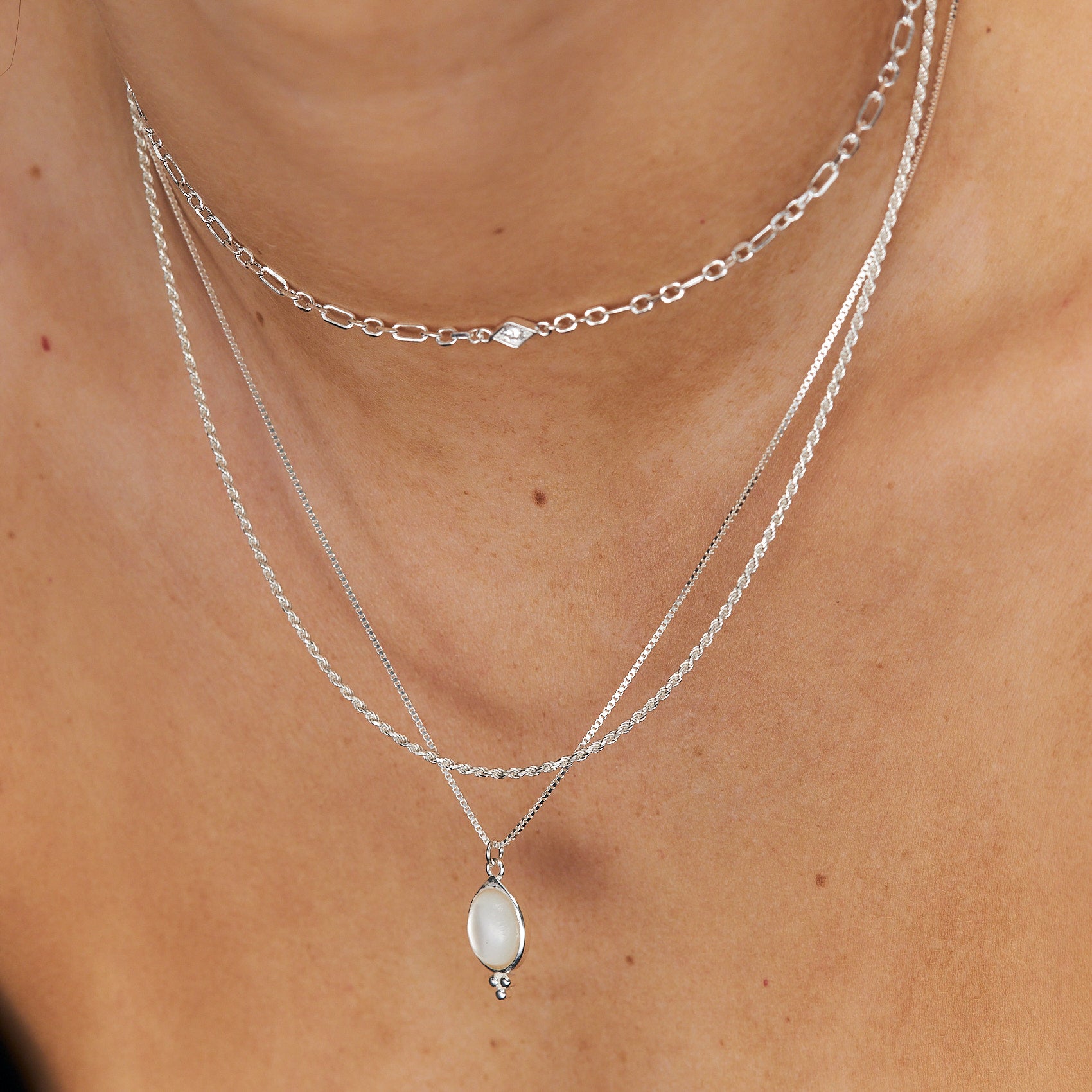 925 שרשרת פדריקה כסף