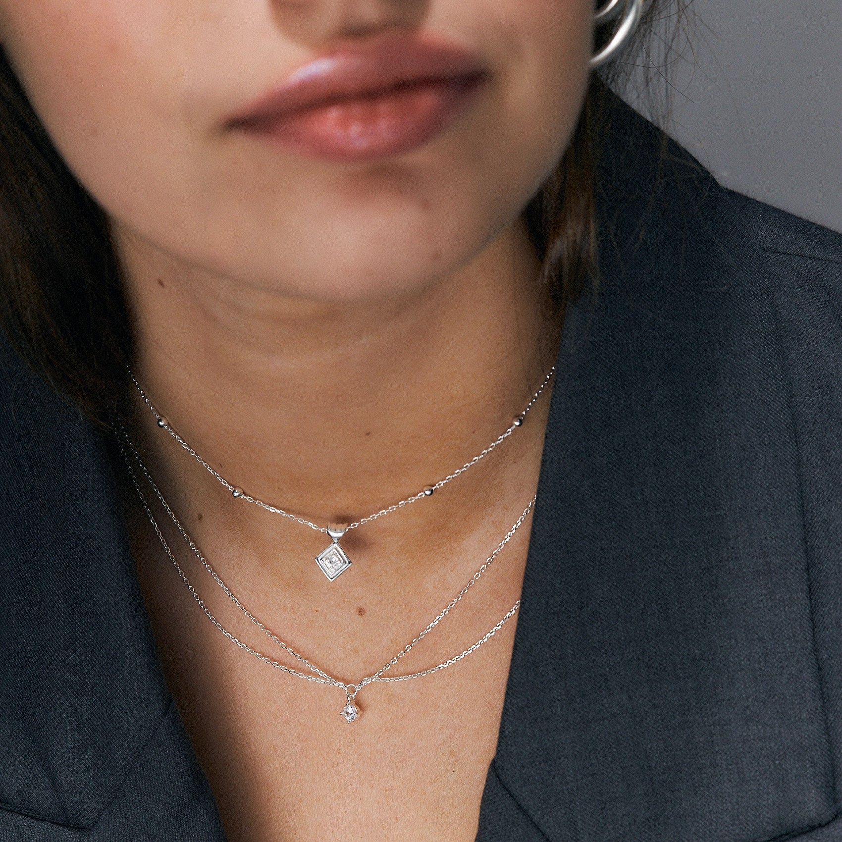 925 שרשרת קלאודיה כסף