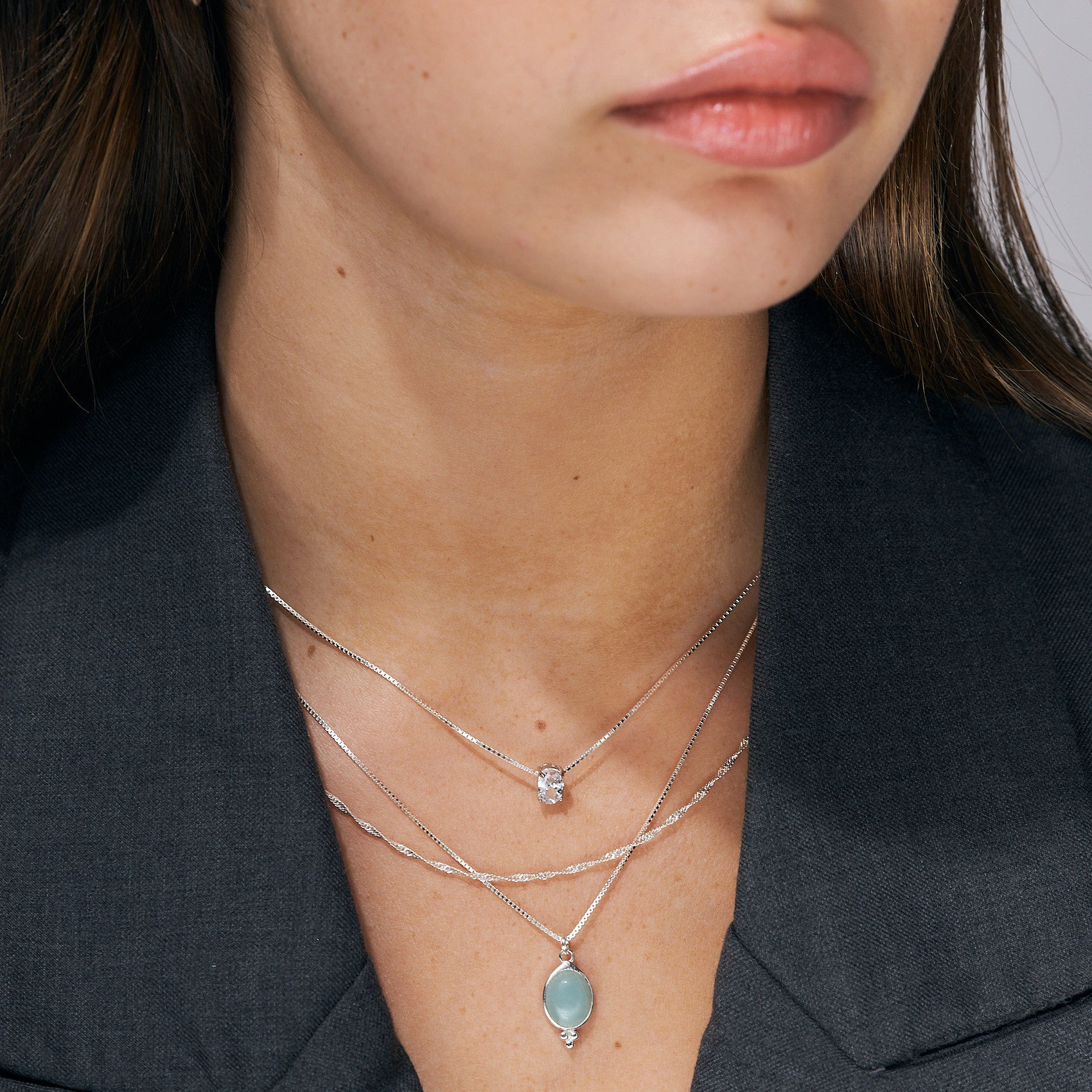 925 שרשרת נורה כסף