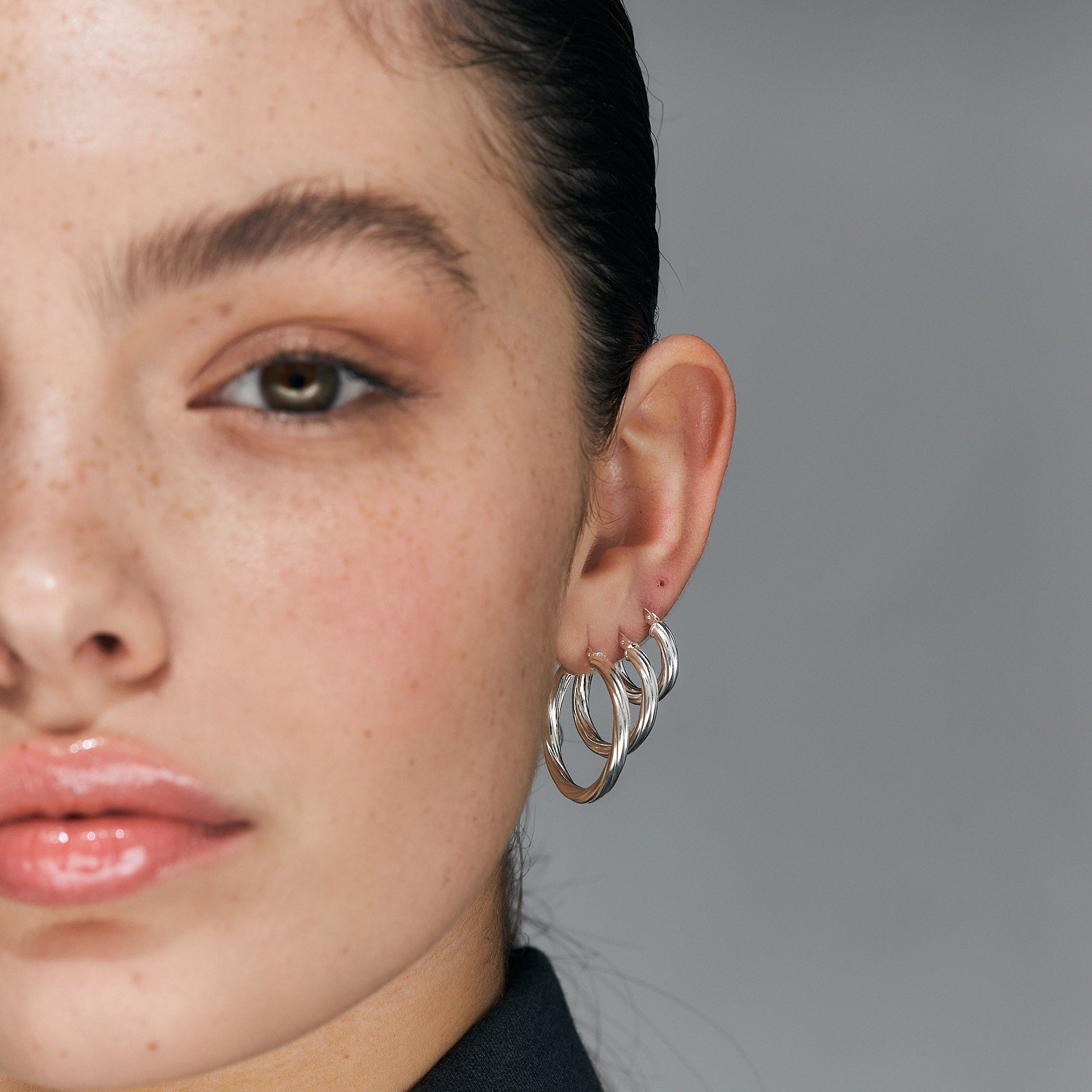 עגילי דיאנרה (M) כסף 925