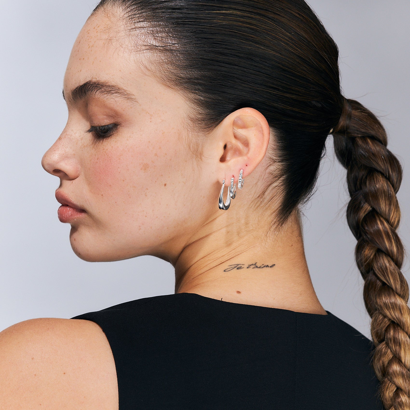 עגילי ג'סי כסף 925