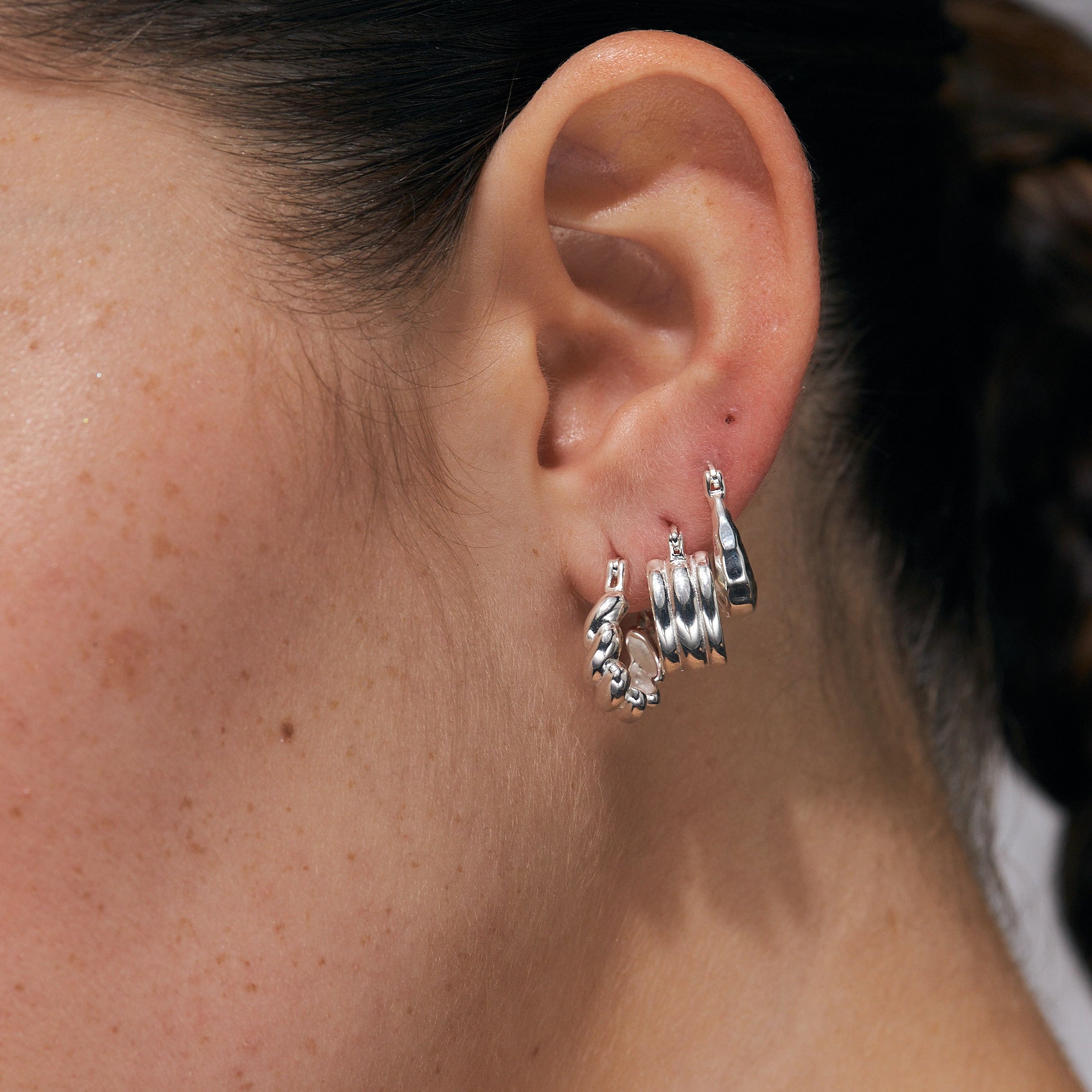 עגילי קרולינה כסף 925