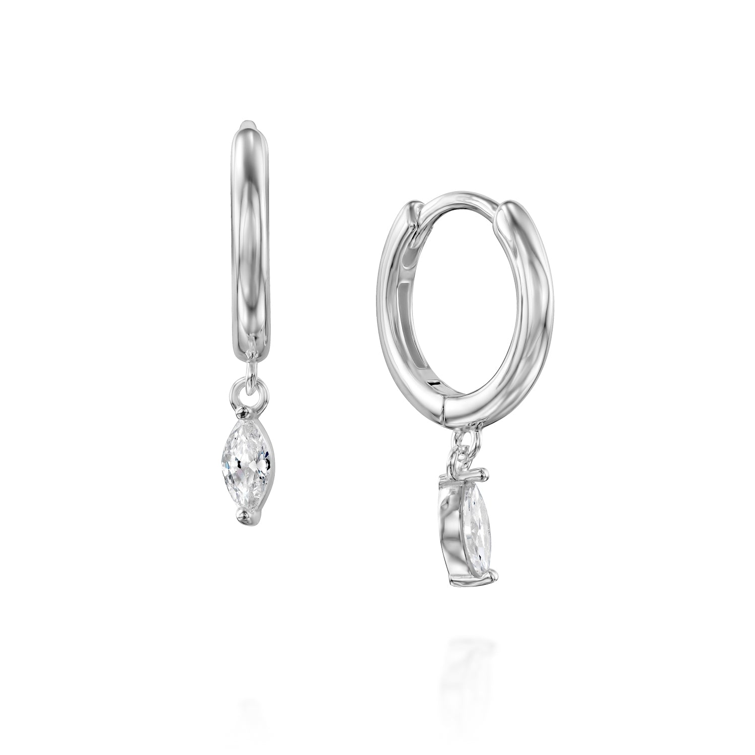 עגילי ליב כסף 925