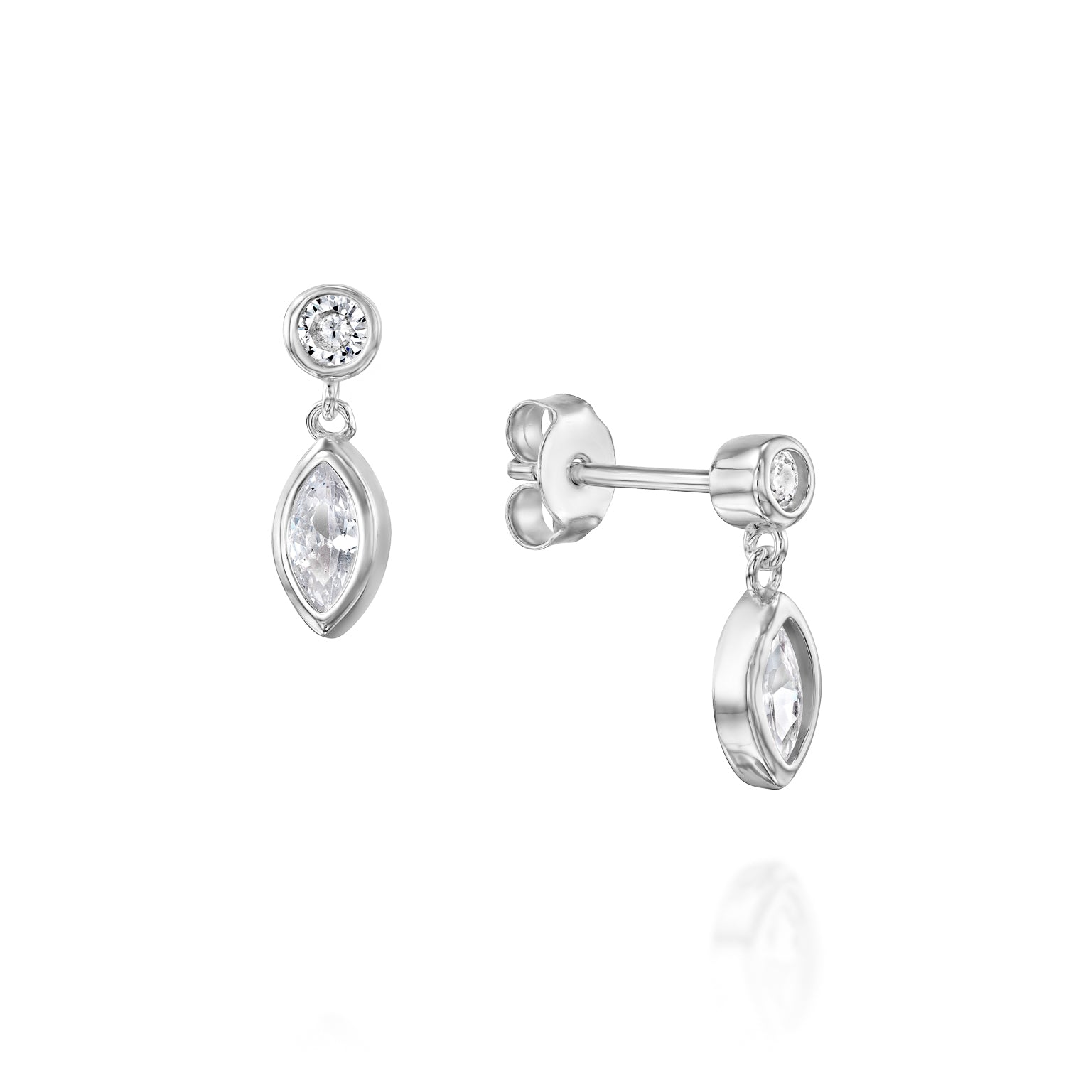 עגילי גלוריה כסף 925