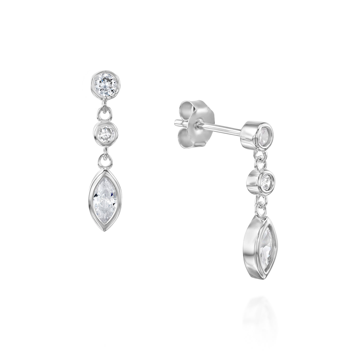 עגילי רייצ'ל כסף 925