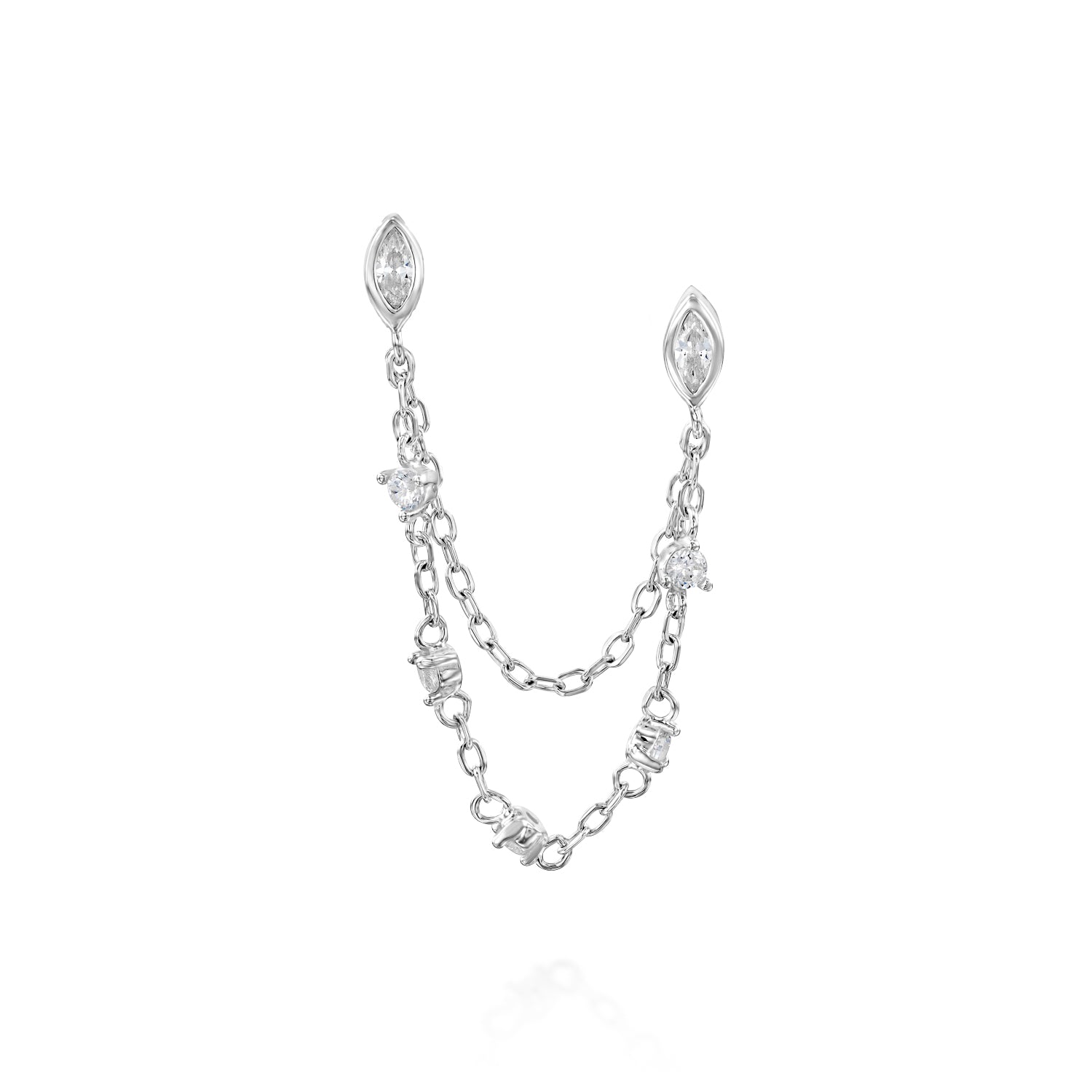 עגילי מרידה כסף 925