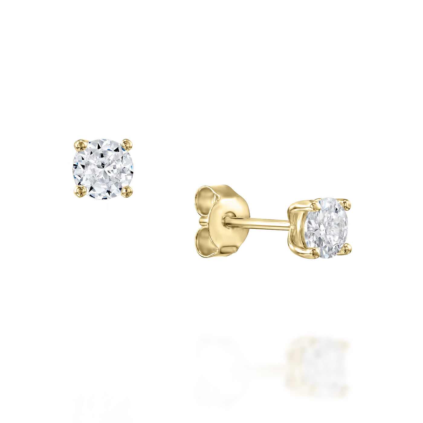 עגילי בל ציפוי זהב