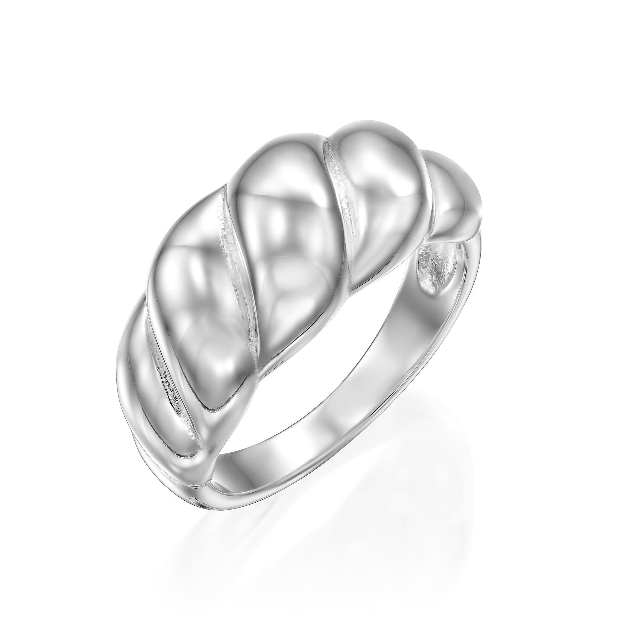 טבעת פלור כסף 925