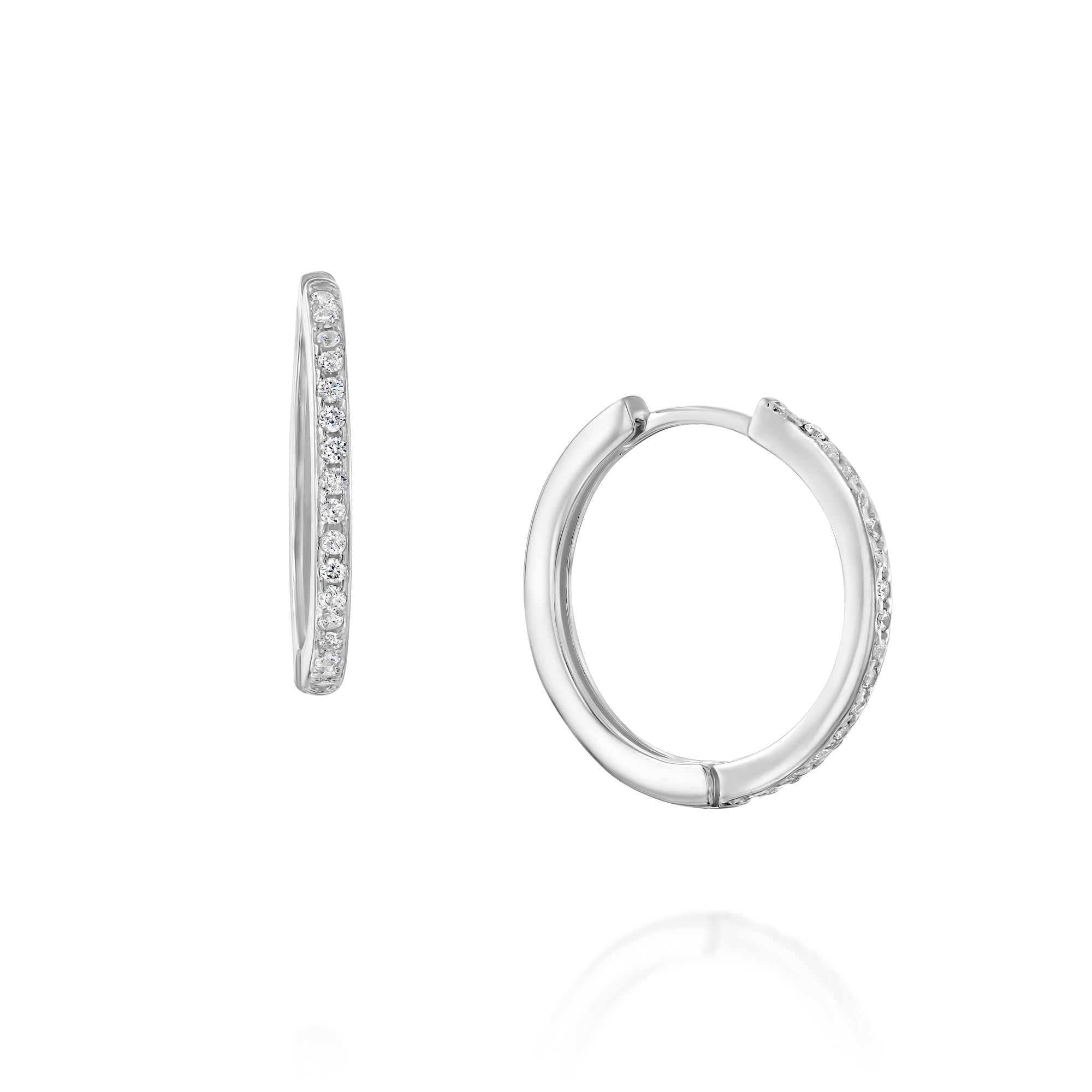 עגילי מלו כסף 925 M