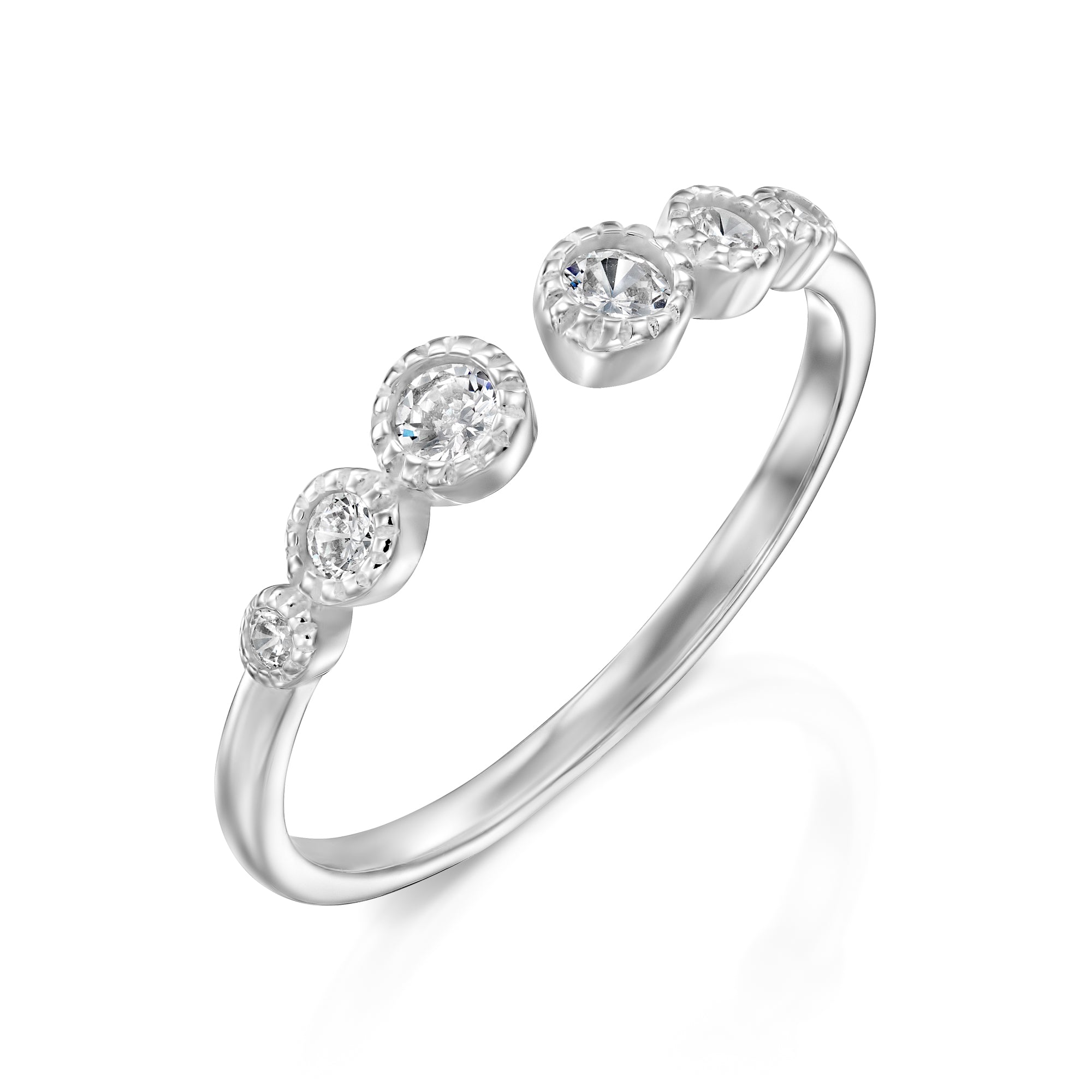 טבעת לוסי כסף 925