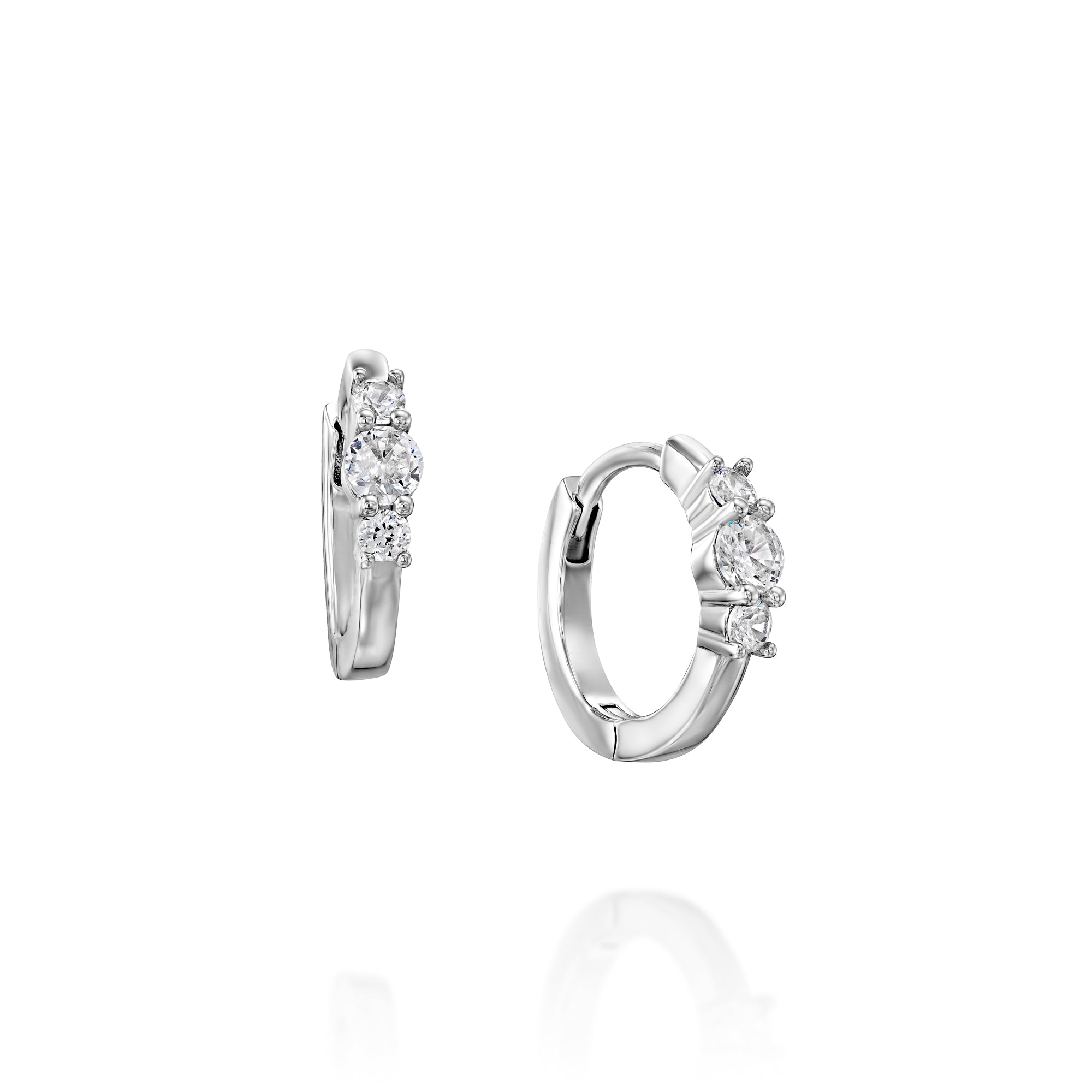 עגילי סברינה כסף 925