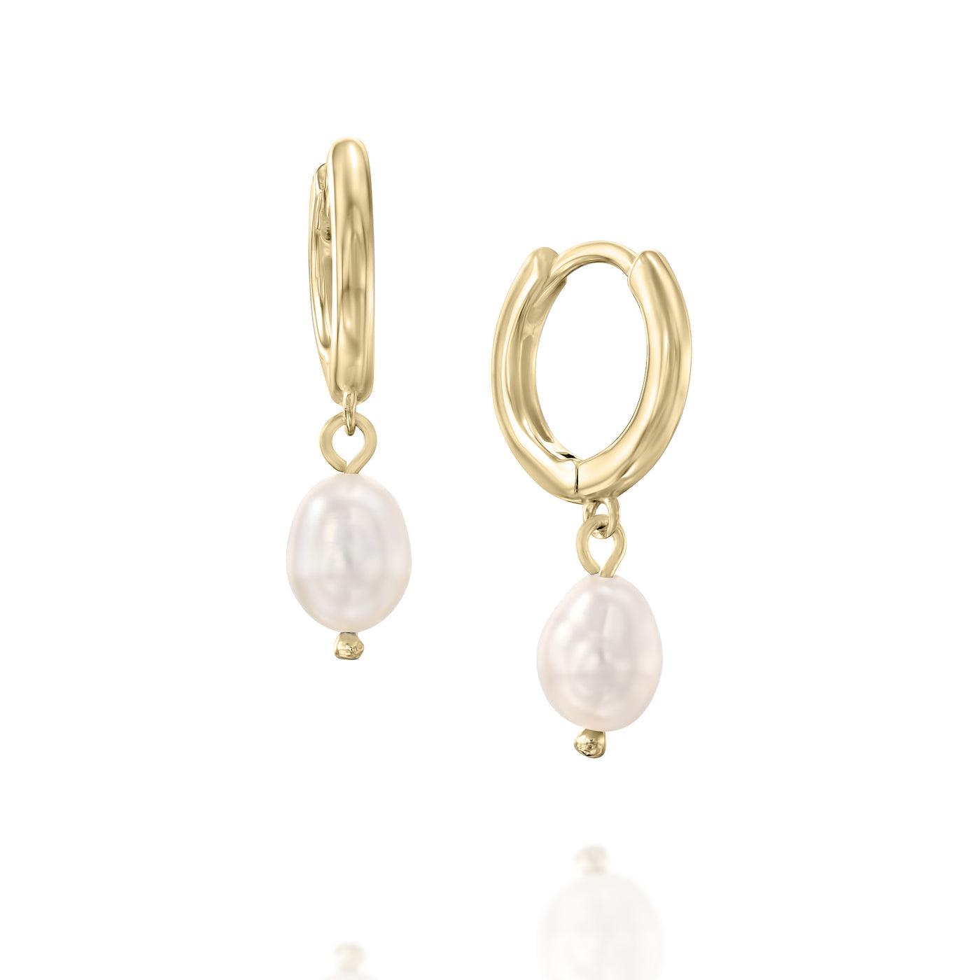 עגילי איה ציפוי זהב