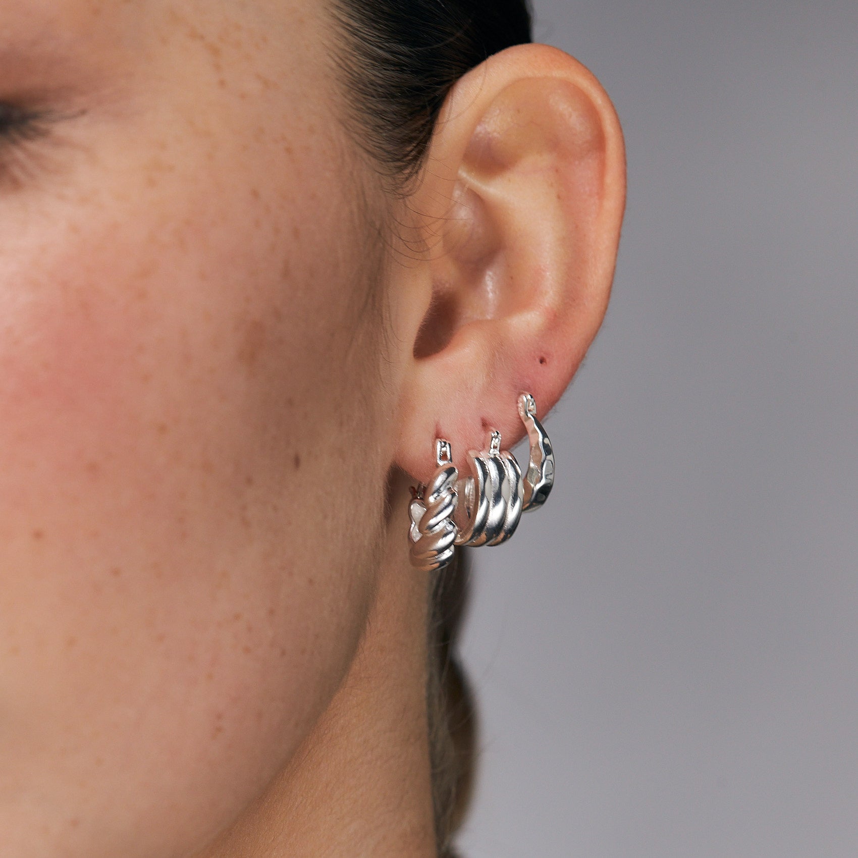 עגילי קרולינה כסף 925