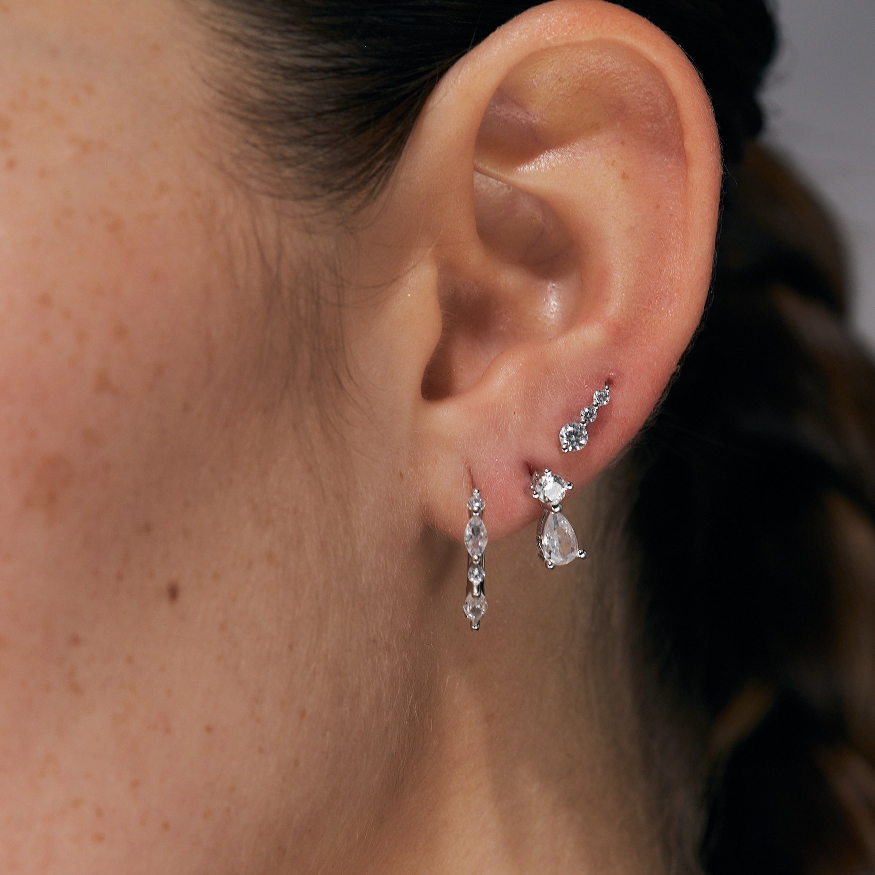 עגילי ג'ורדן כסף 925