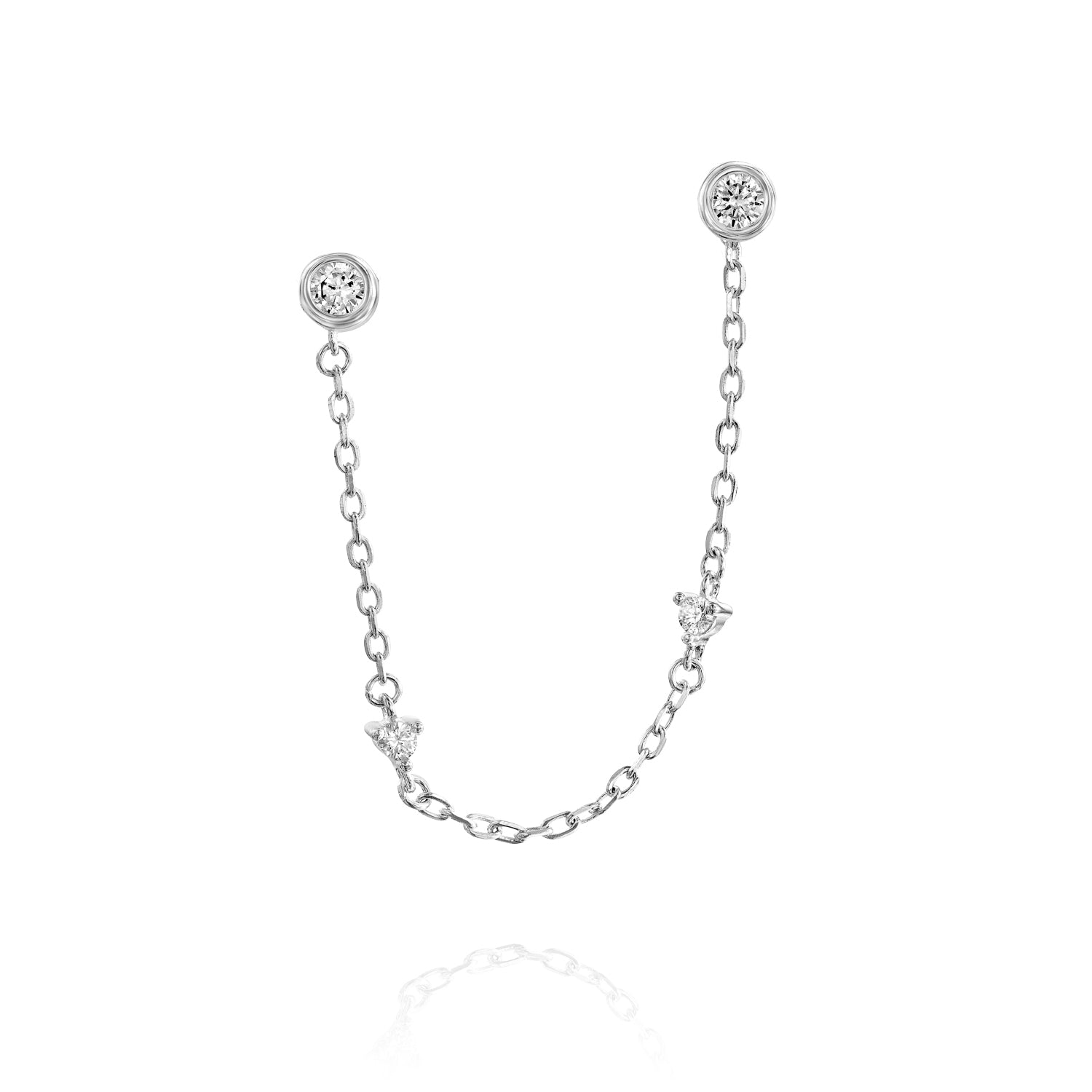 עגיל דפני כסף 925