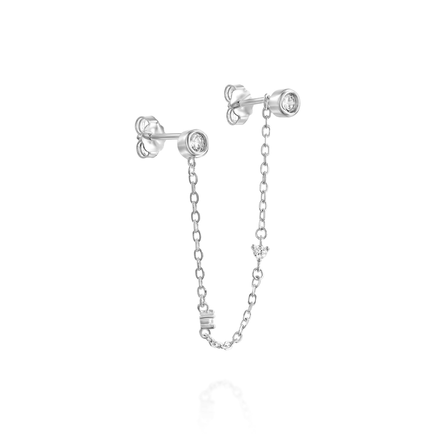 עגיל דפני כסף 925