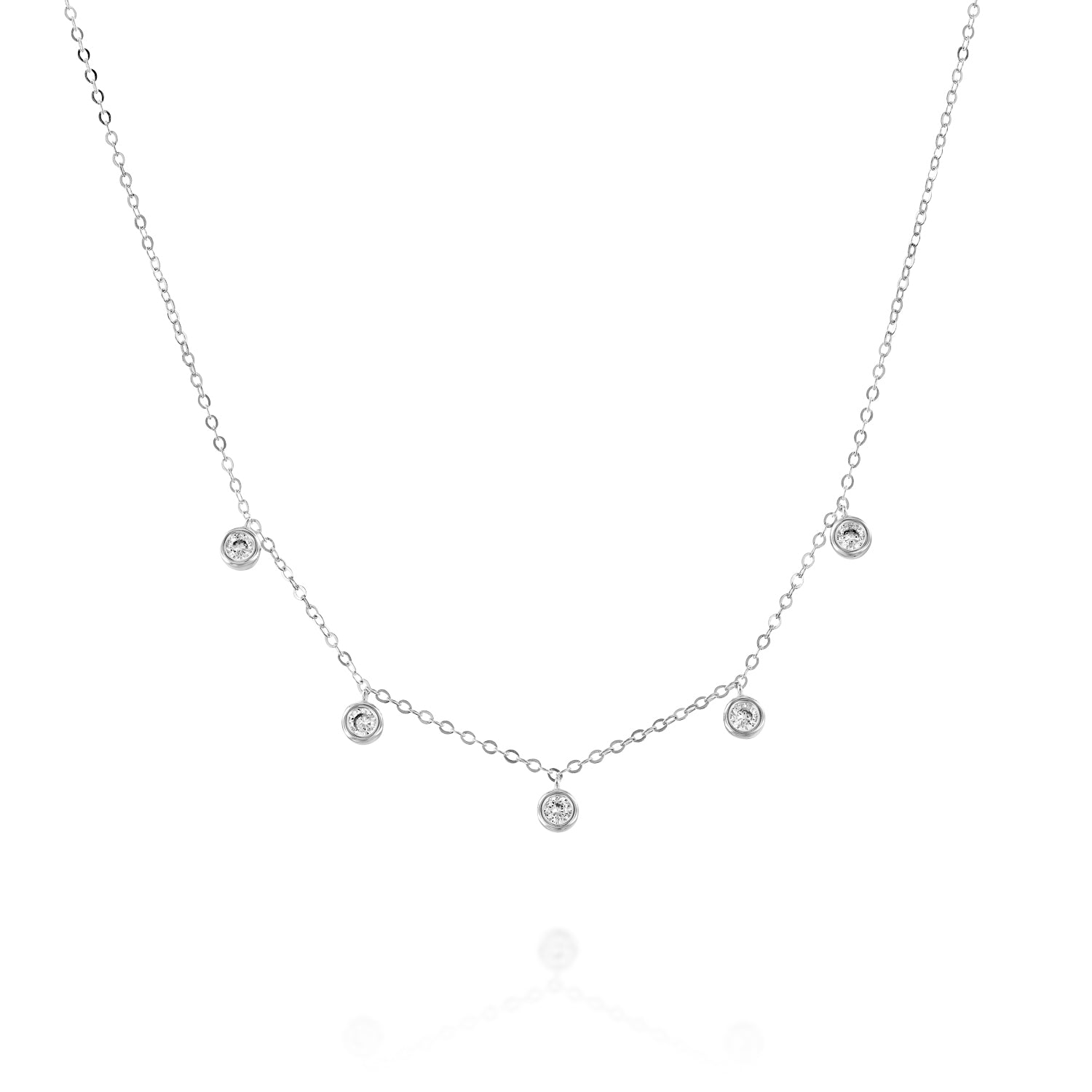 925 שרשרת זואי כסף