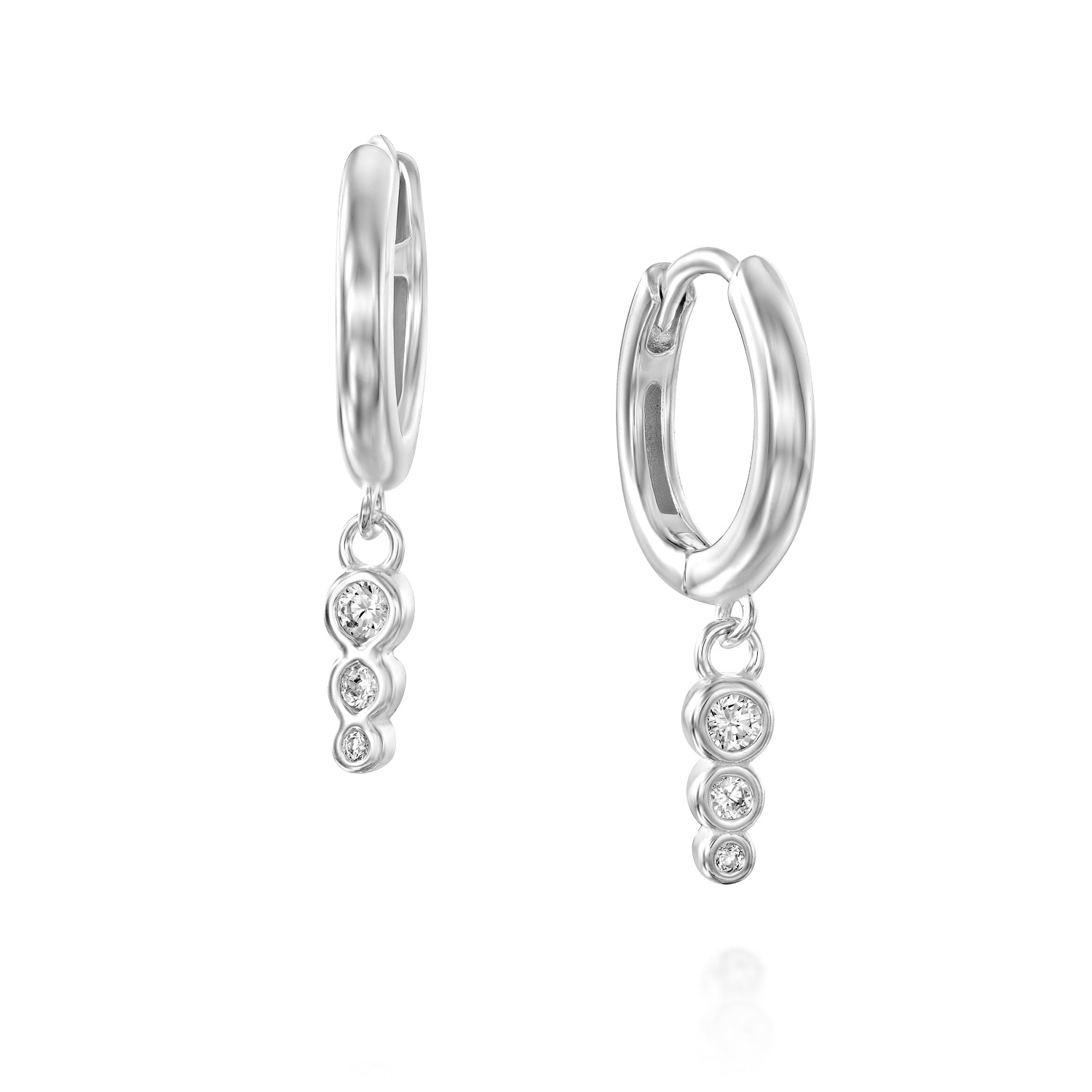 עגילי באבלס כסף 925