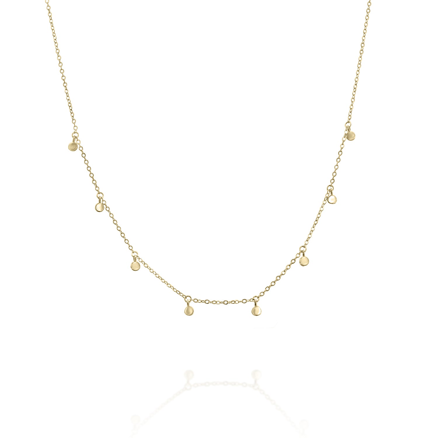 שרשרת פני ציפוי זהב