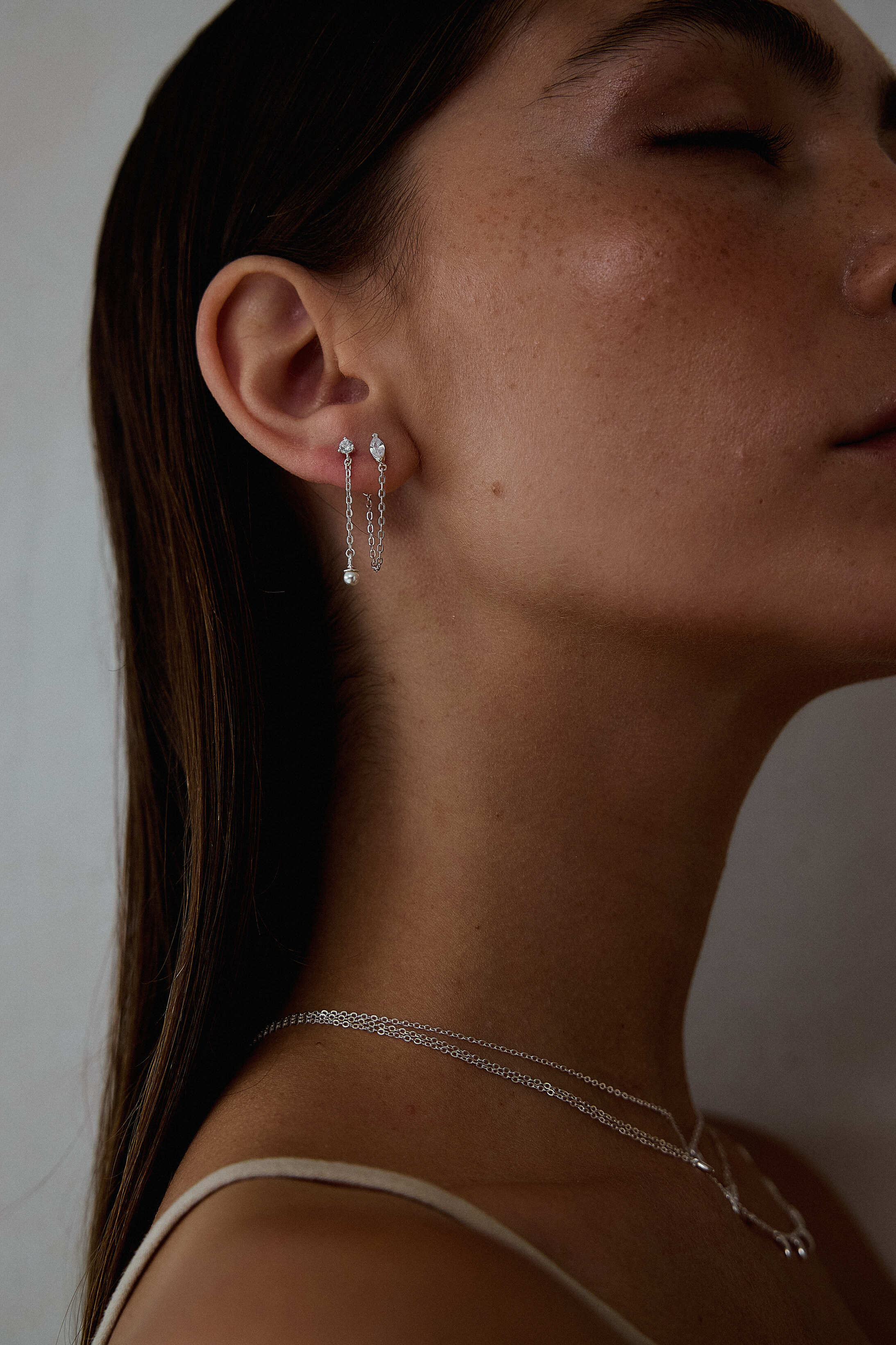 עגילי ליבייה כסף 925