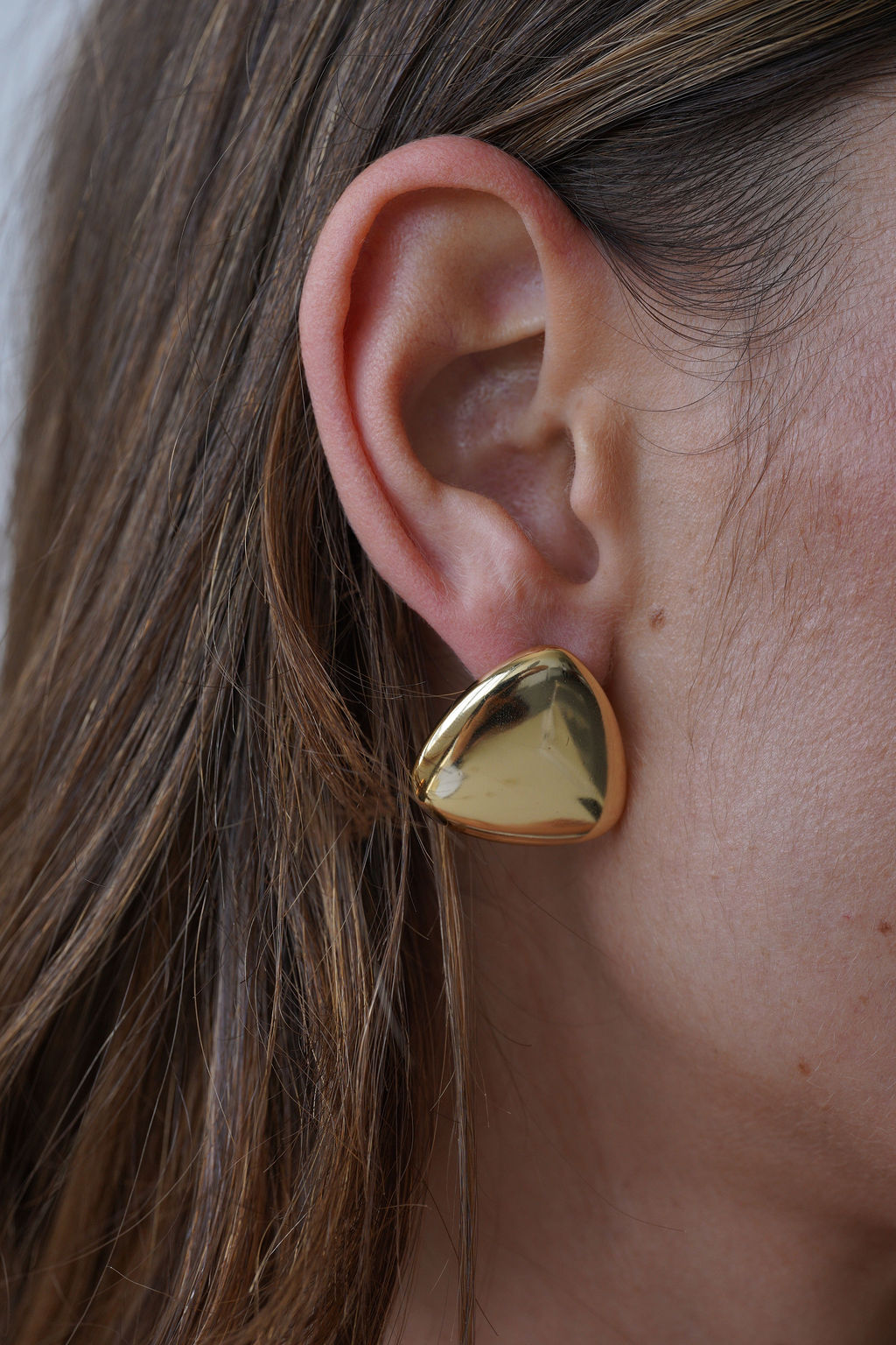 עגילי דורין ציפוי זהב