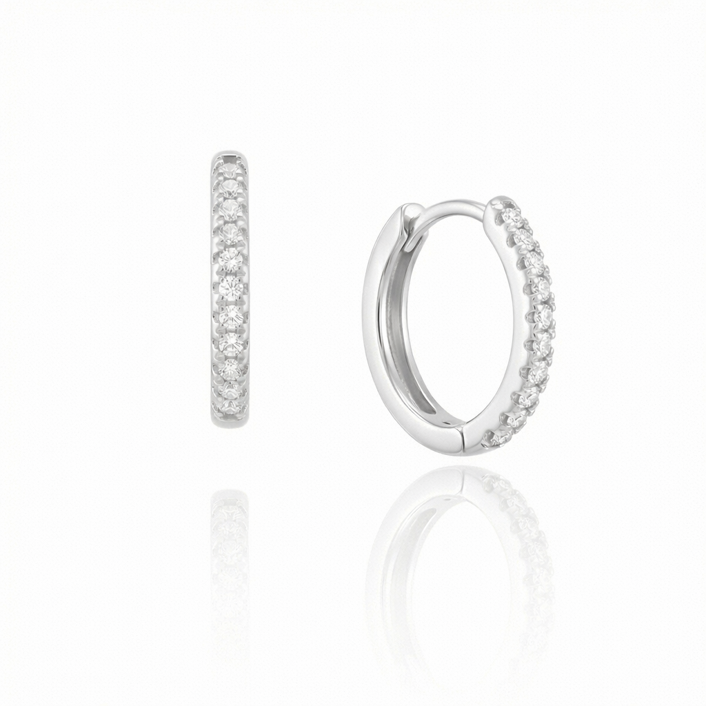 עגילי מלו כסף 925 L