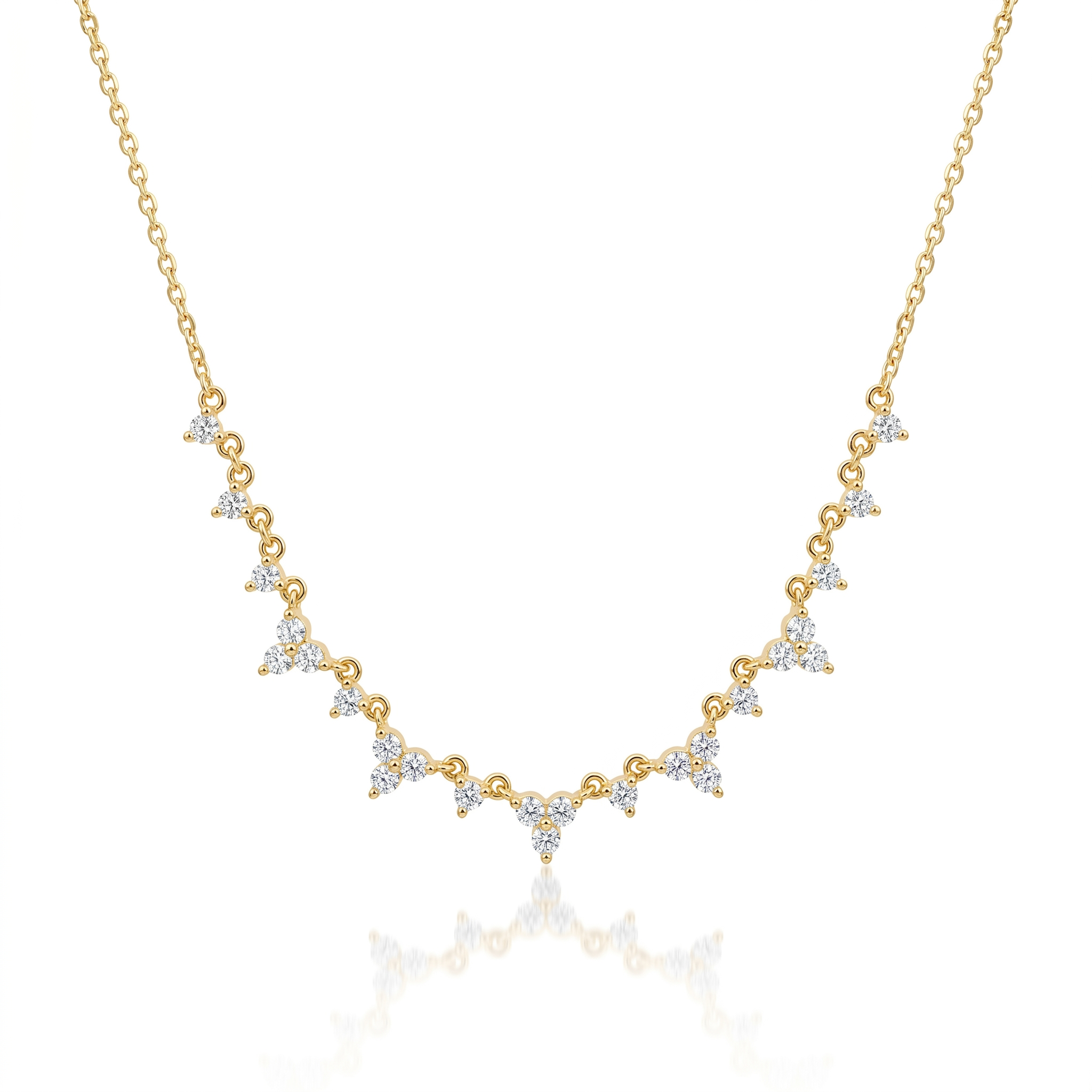 שרשרת אדלין ציפוי זהב
