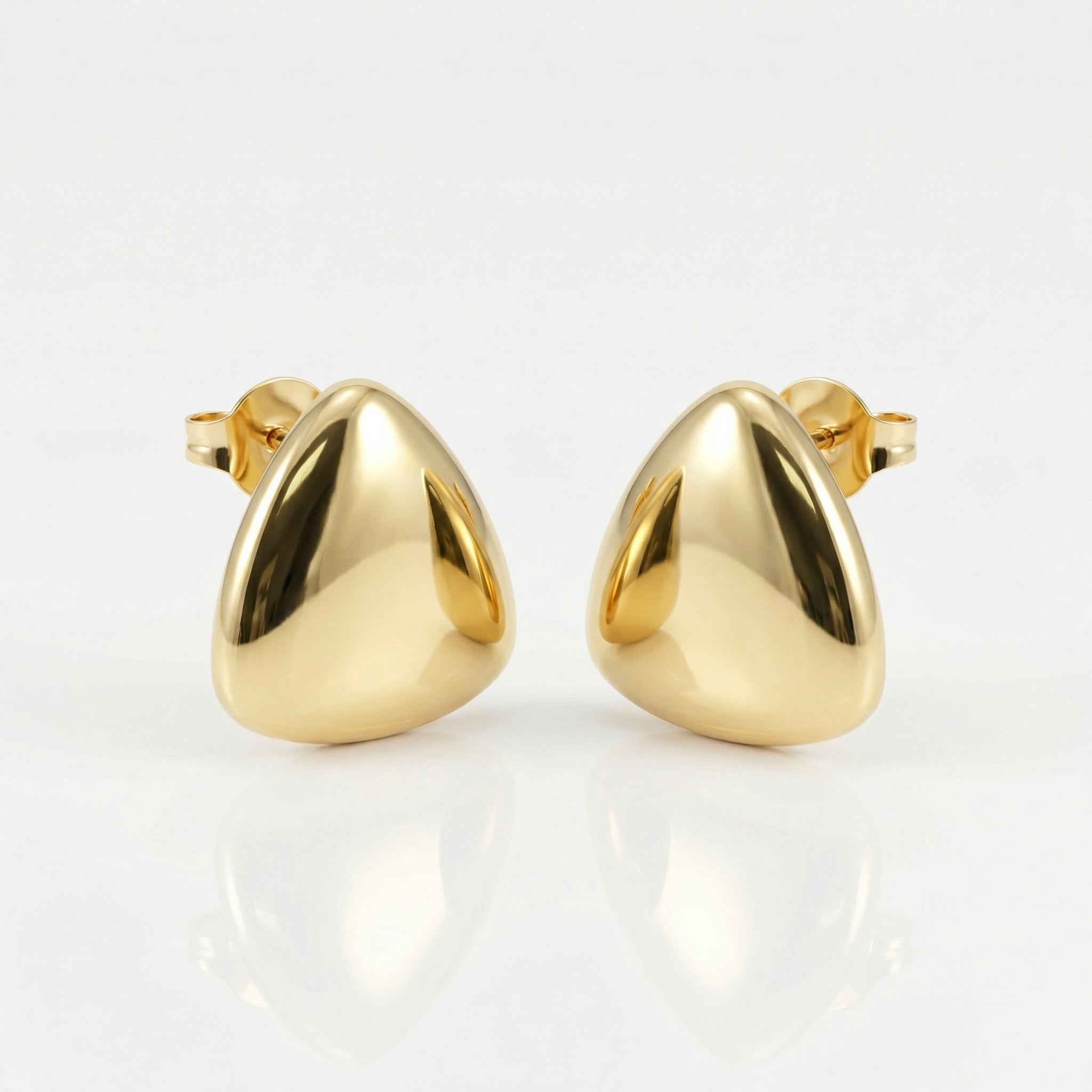 עגילי דורין ציפוי זהב