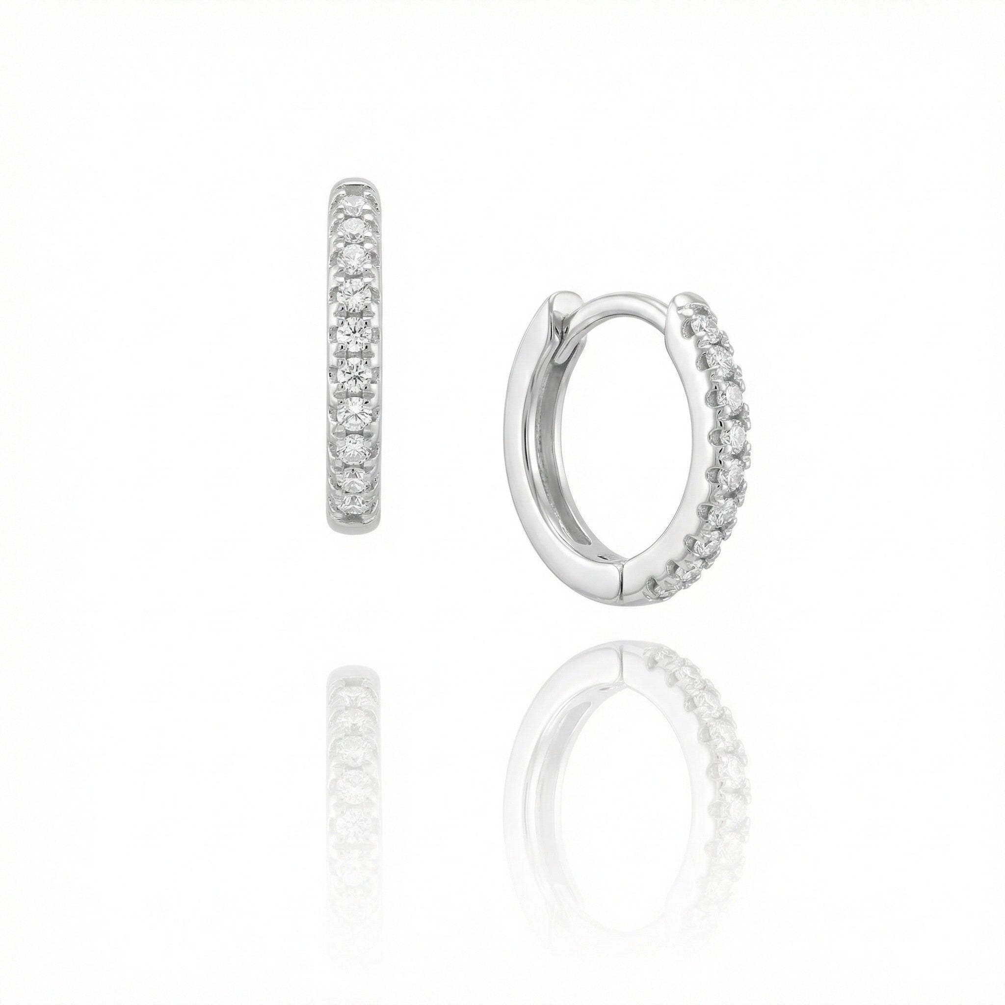 עגילי מלו כסף 925 M