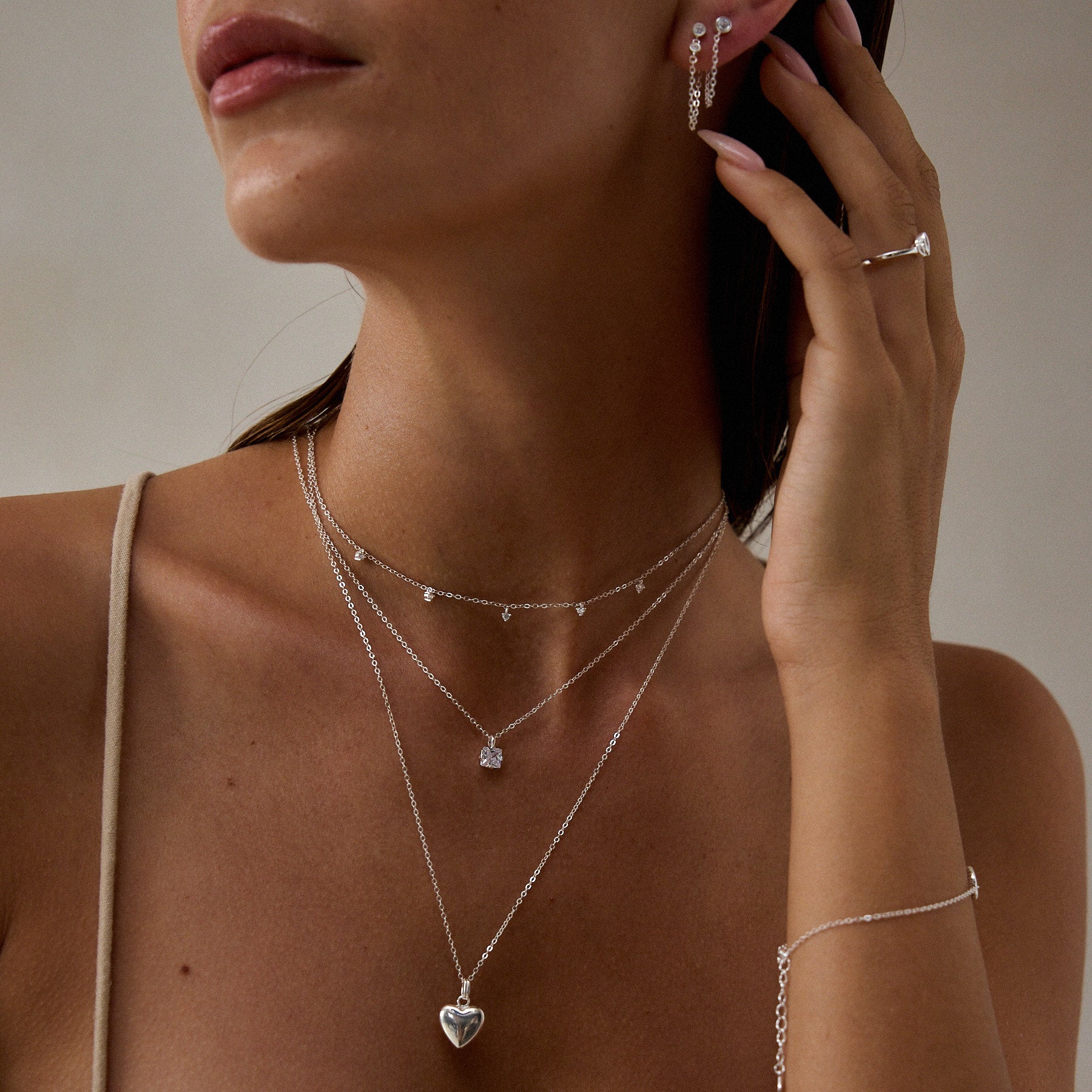 925 שרשרת אריקה כסף