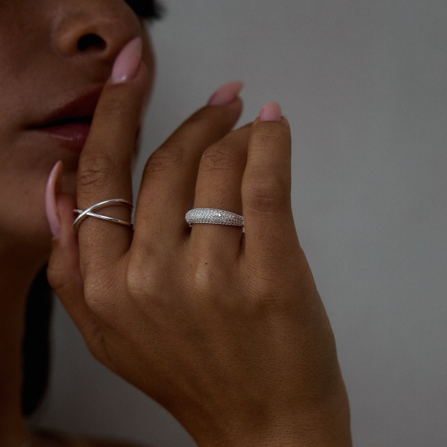 טבעת בלינק כסף 925