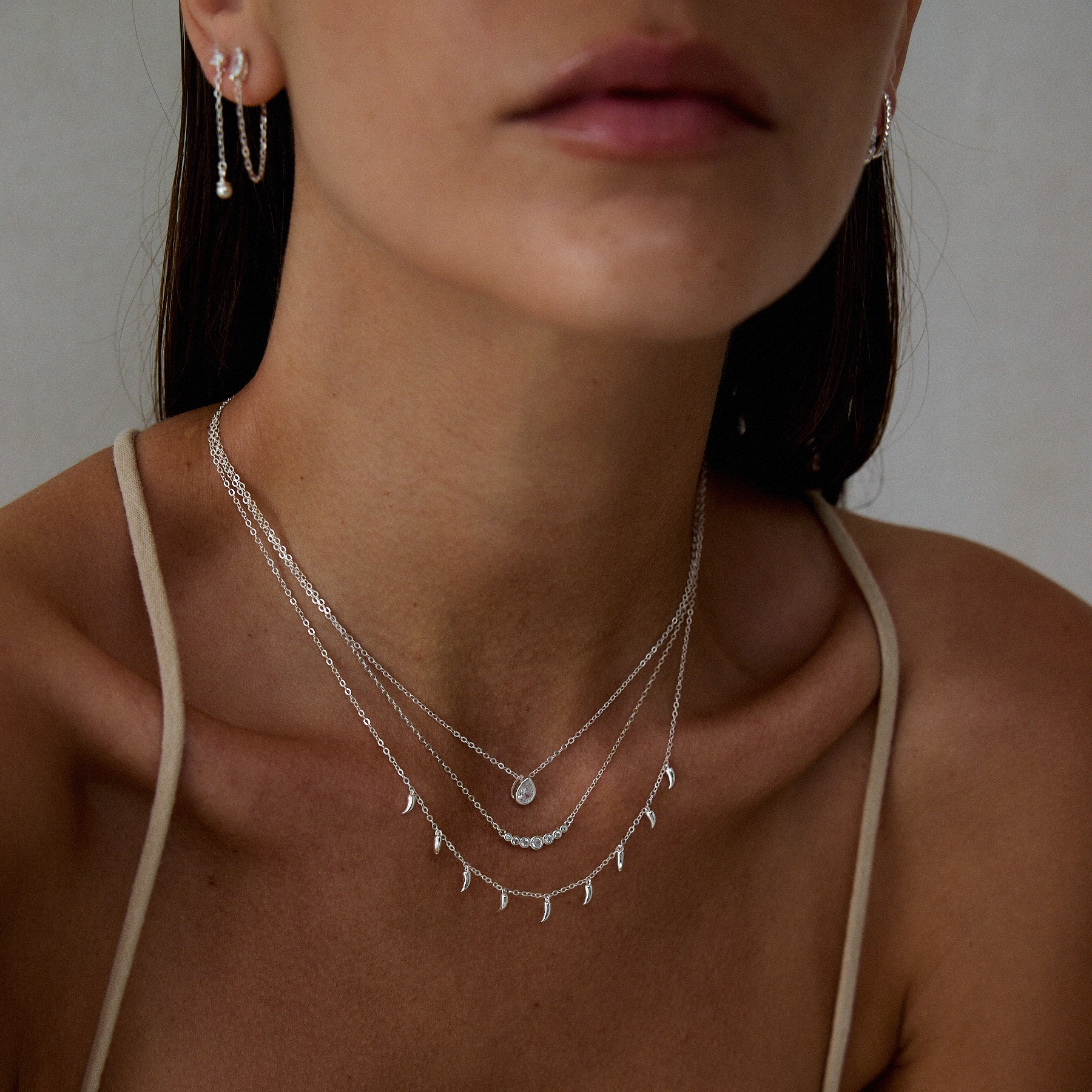 925 שרשרת סוניה כסף