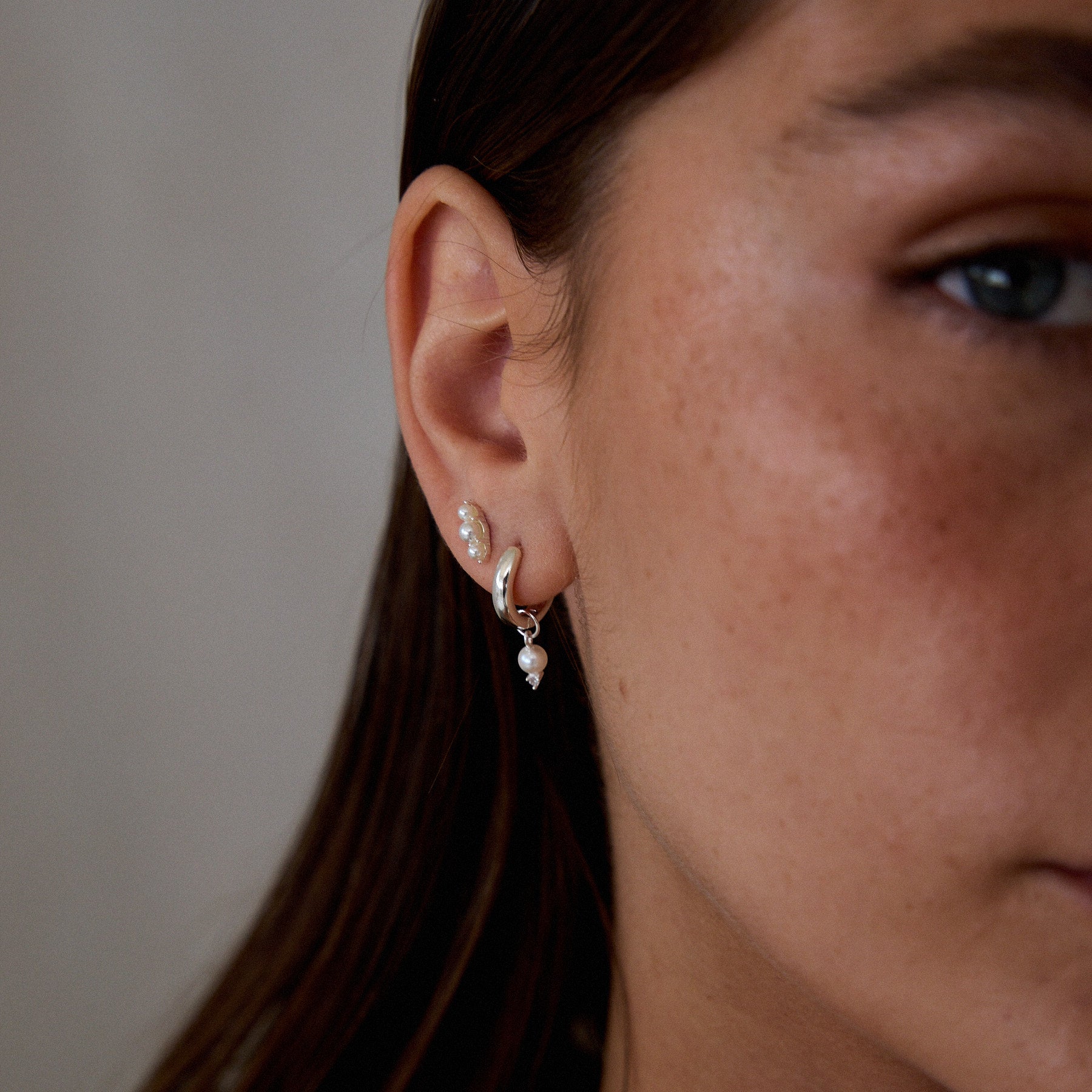 עגילי רון כסף 925