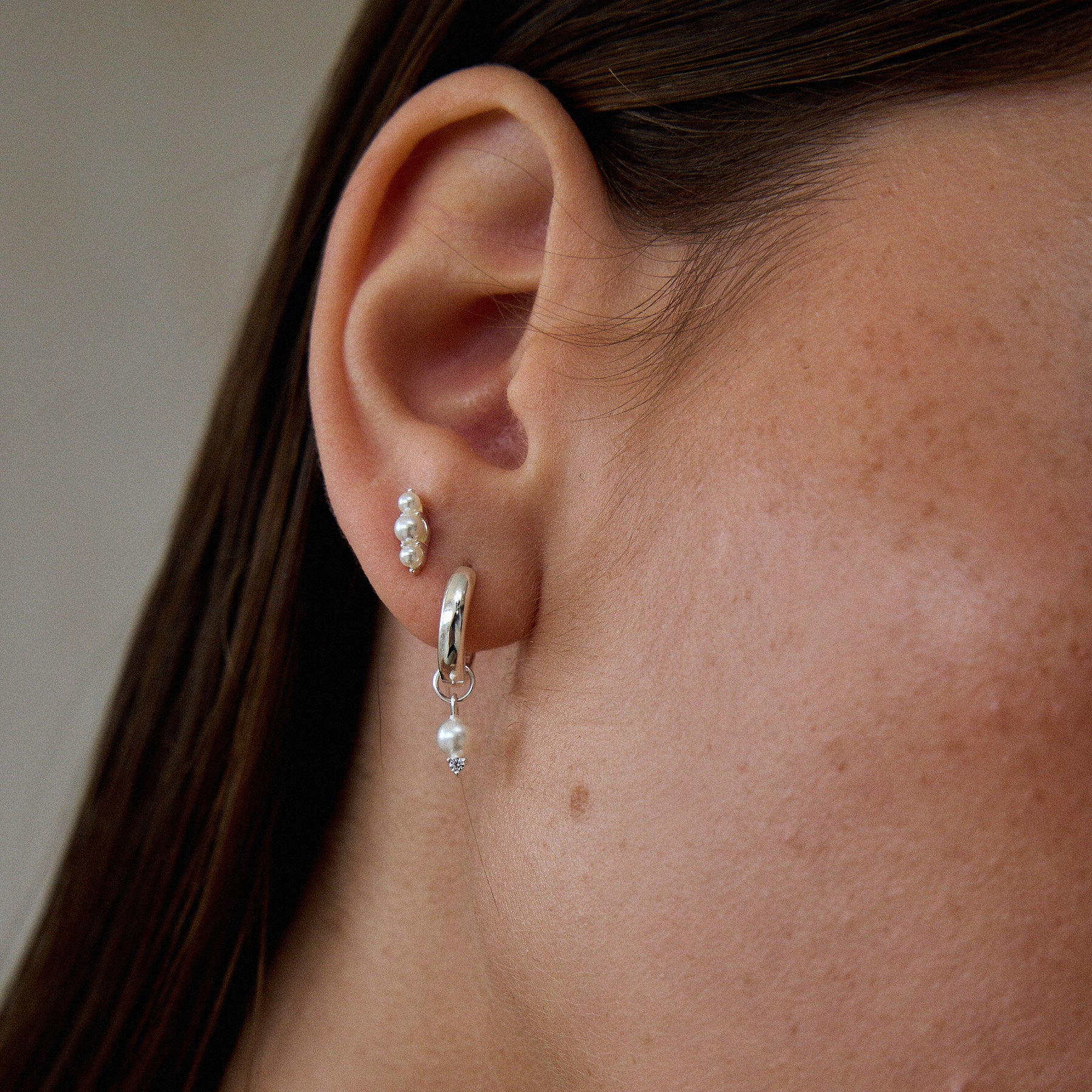 עגילי רון כסף 925