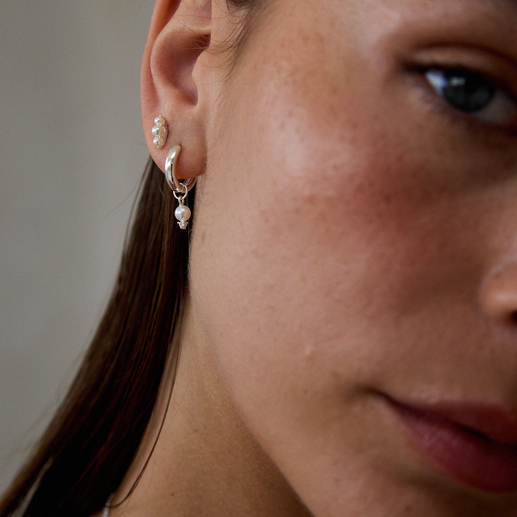 עגילי רון כסף 925