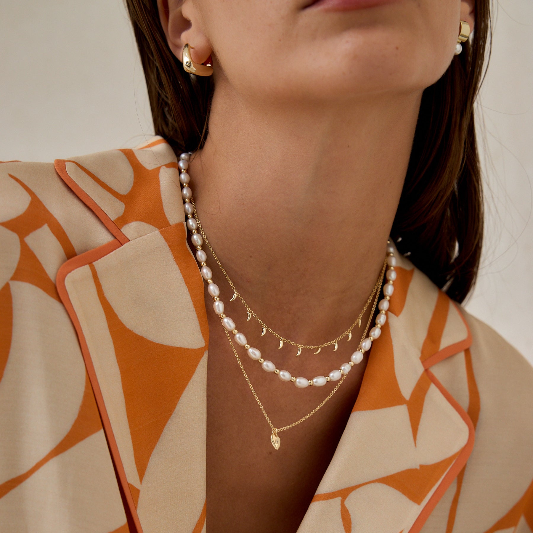 שרשרת דורותיה ציפוי זהב