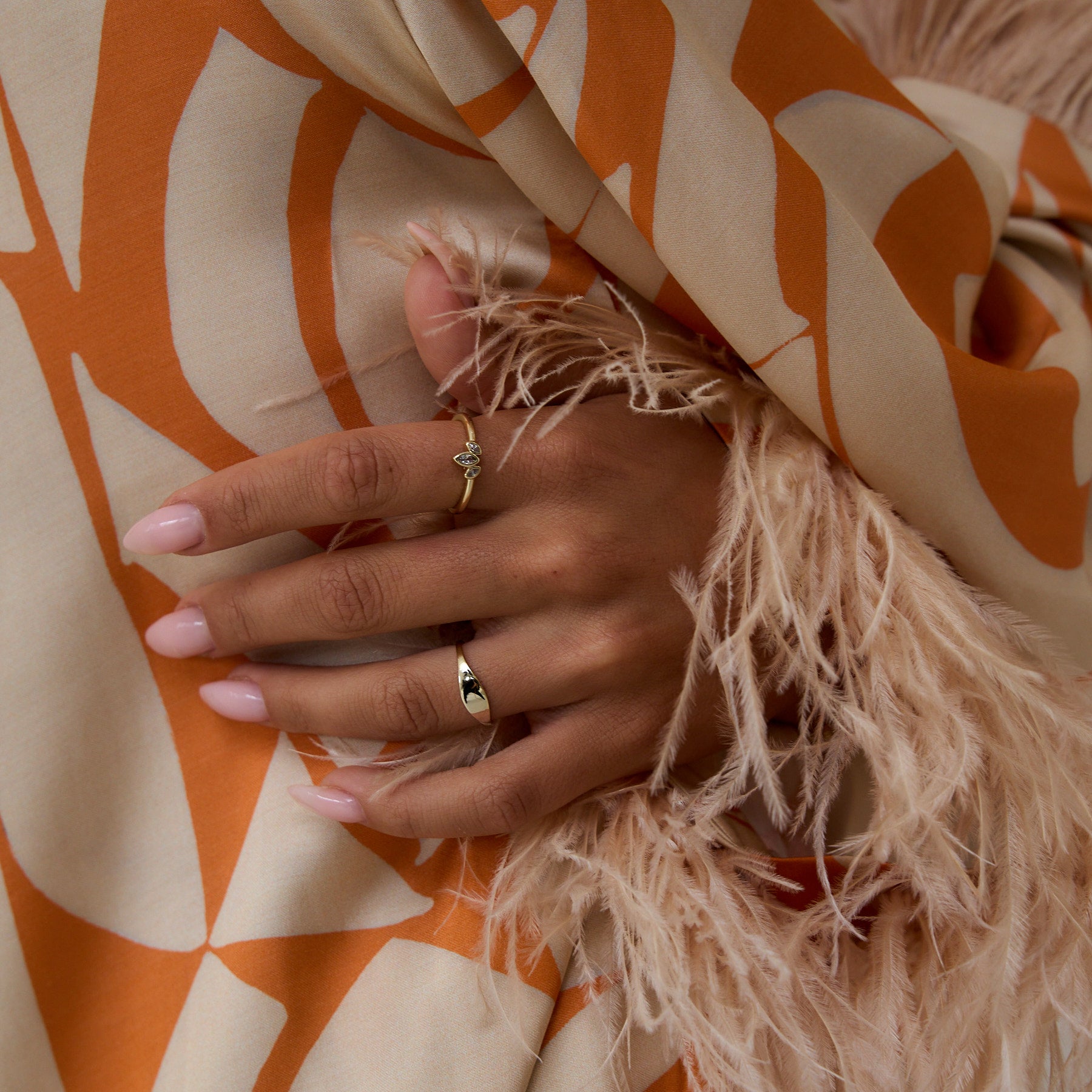 טבעת ביילי ציפוי זהב