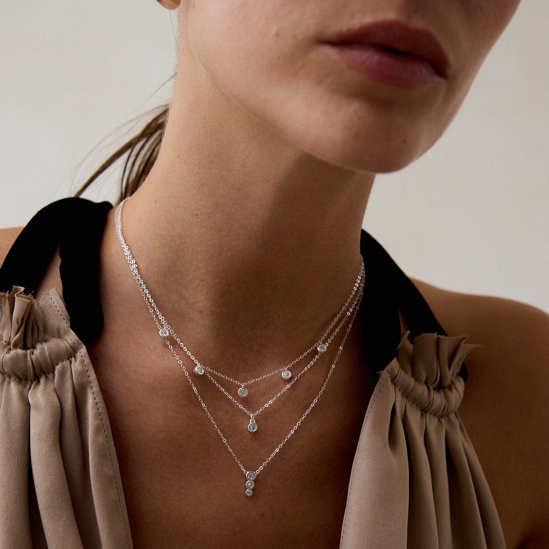 925 שרשרת זואי כסף