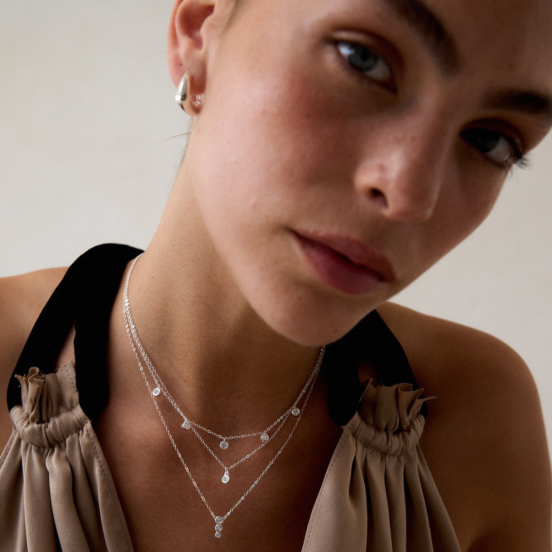 925 שרשרת זואי כסף