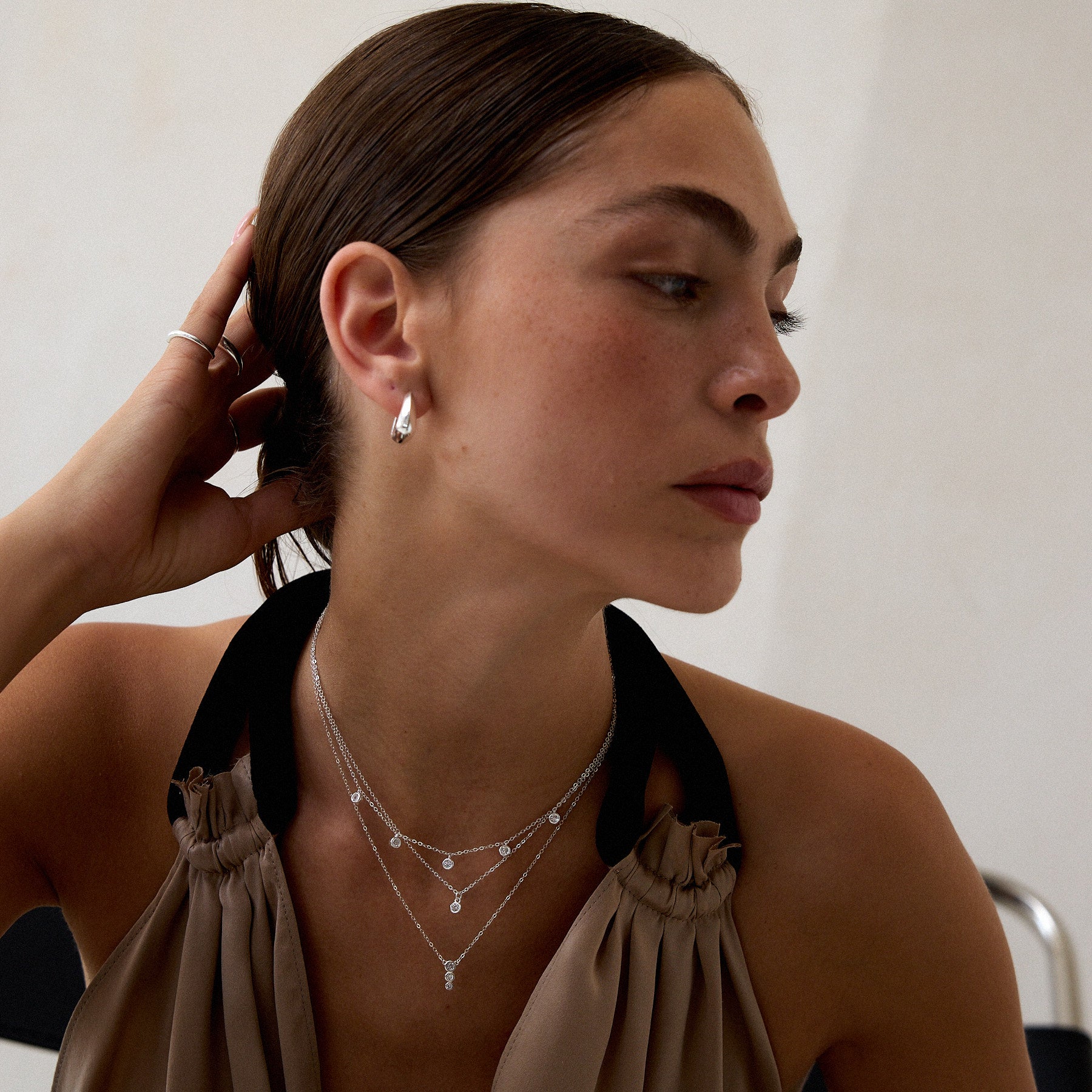 925 שרשרת ניקול כסף