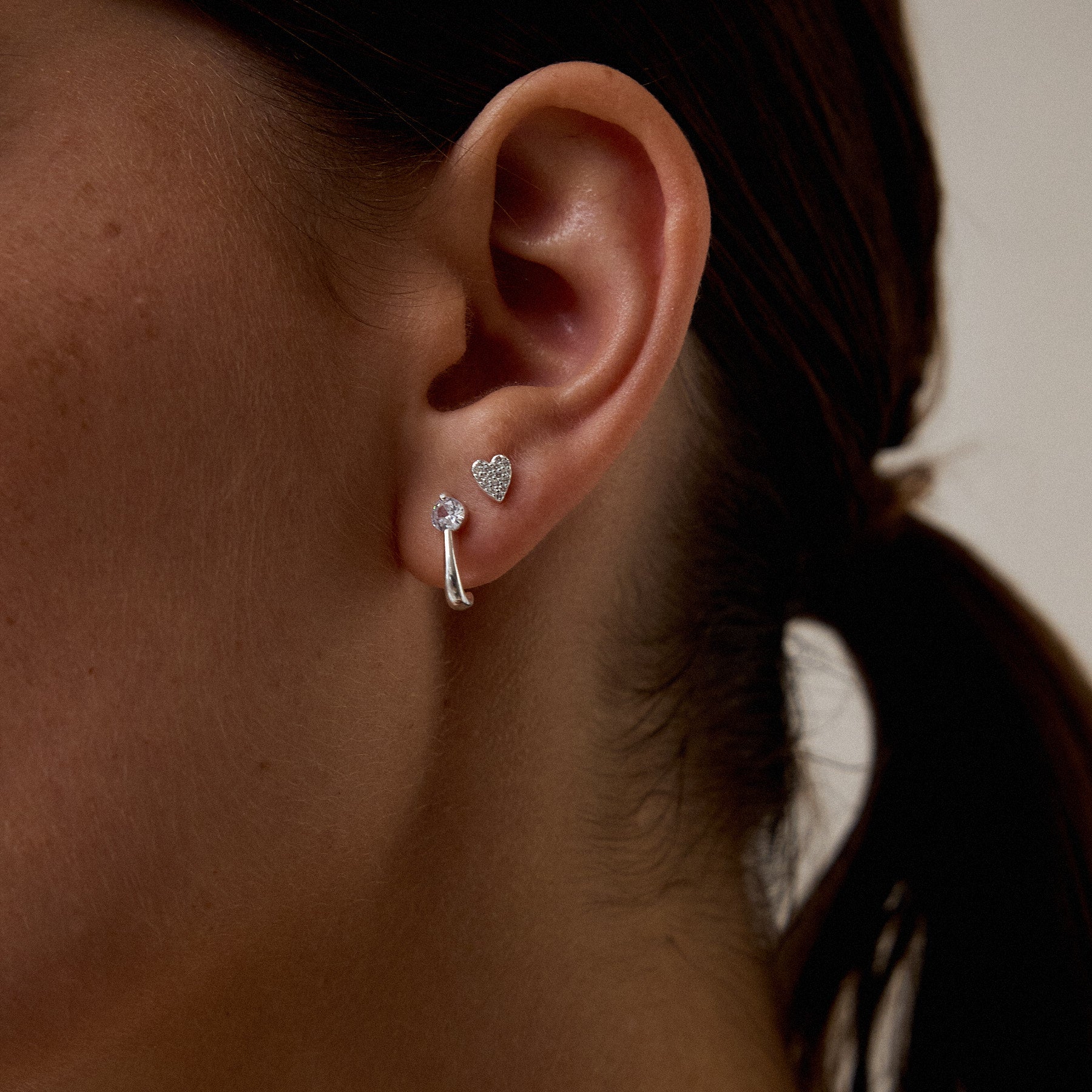 עגילי טינה כסף 925